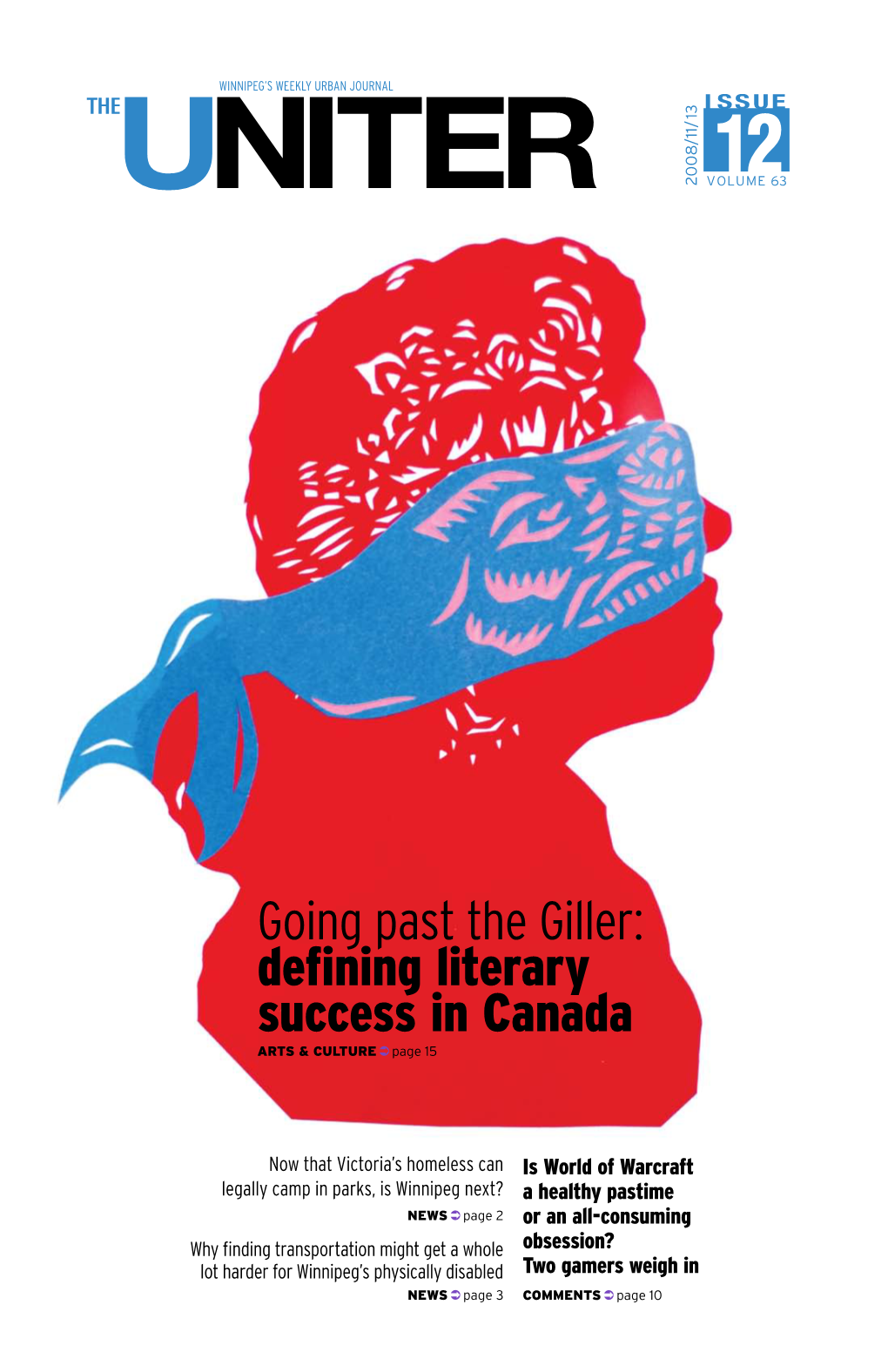 Going Past the Giller: Defining Literary Success in Canada Arts & Culture  Page 15