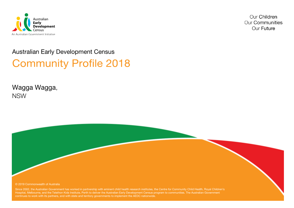 Australian Early Development Census Community Profile 2018