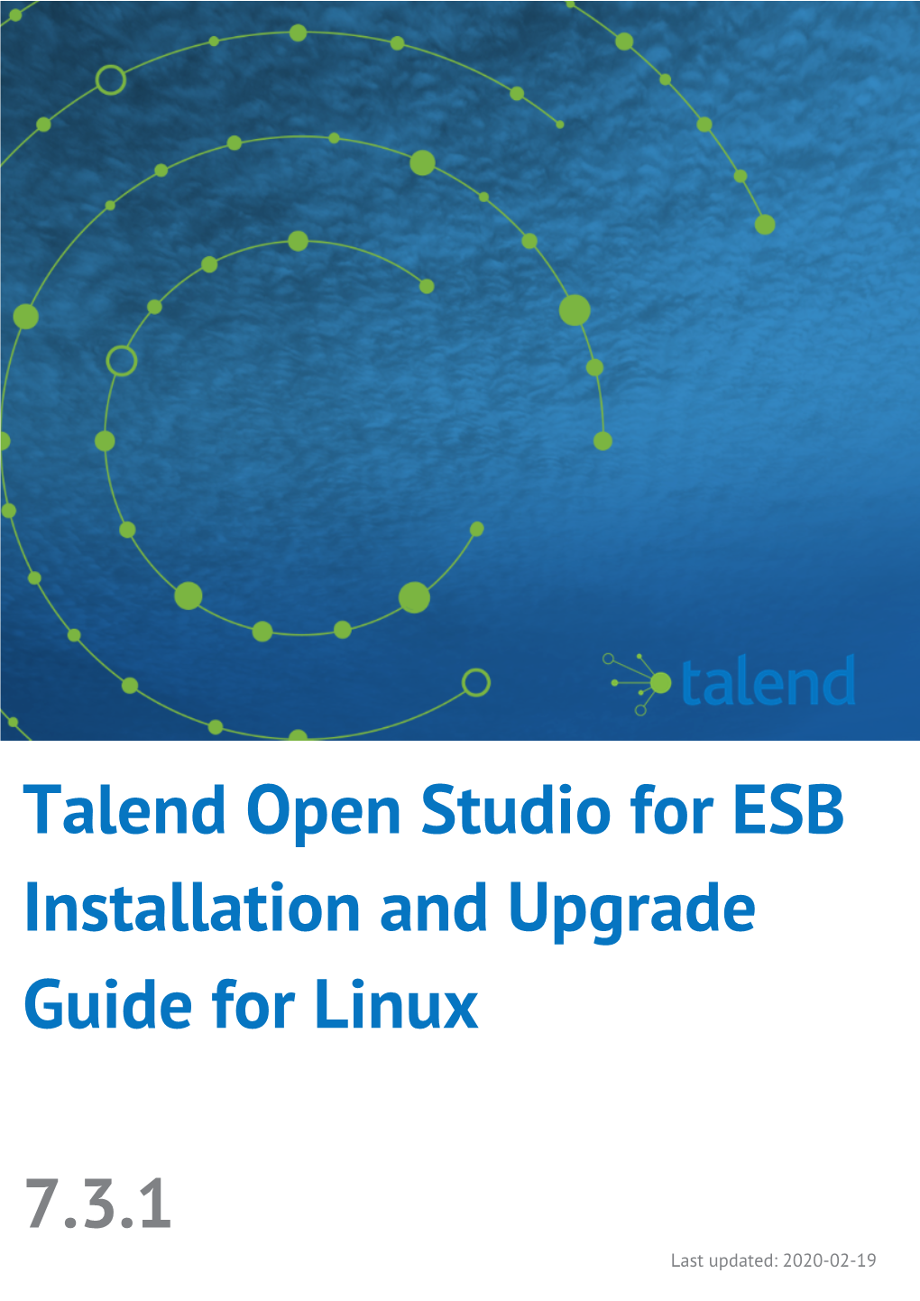 Talend Open Studio for ESB Installation and Upgrade Guide for Linux