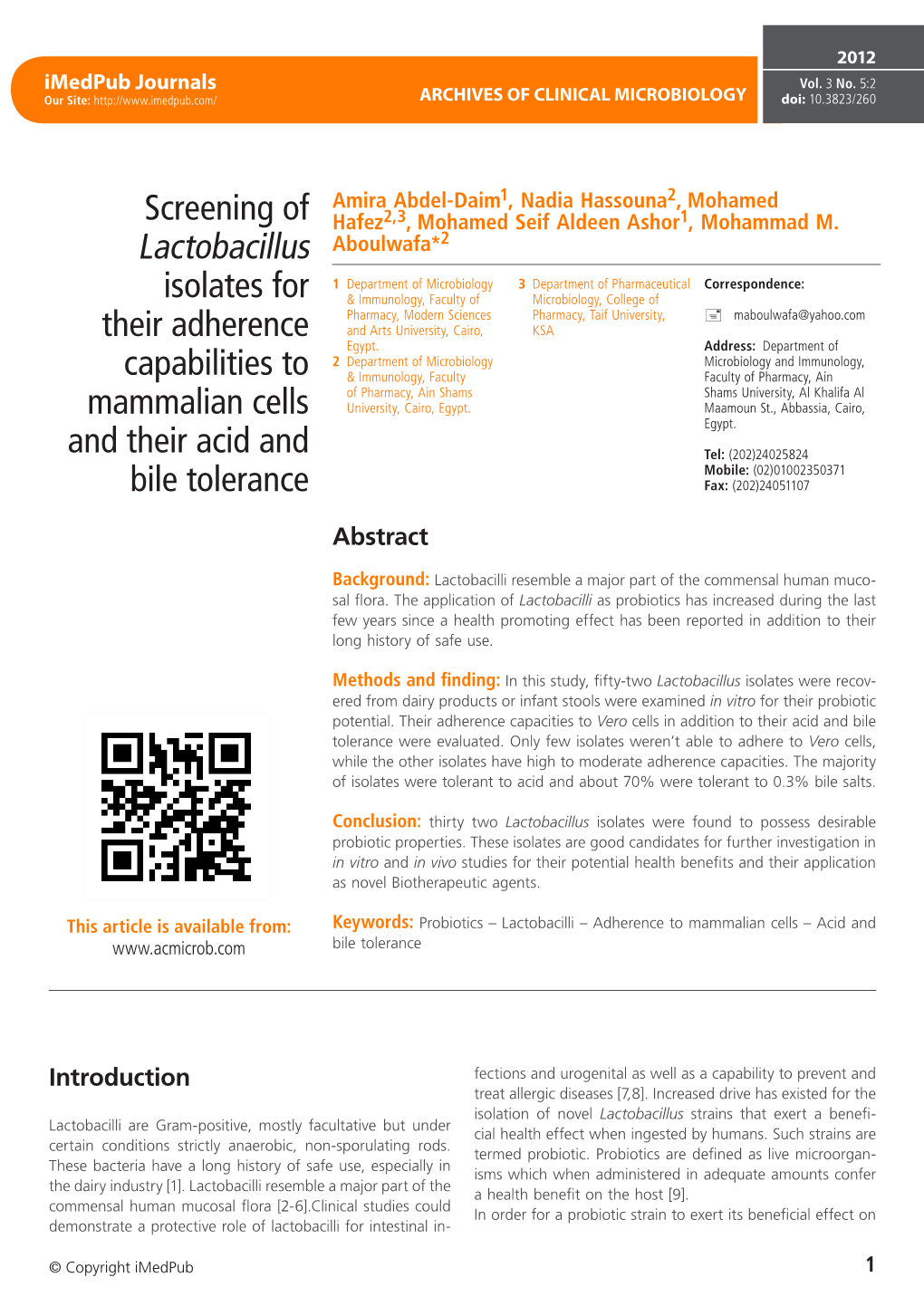 Lactobacillus