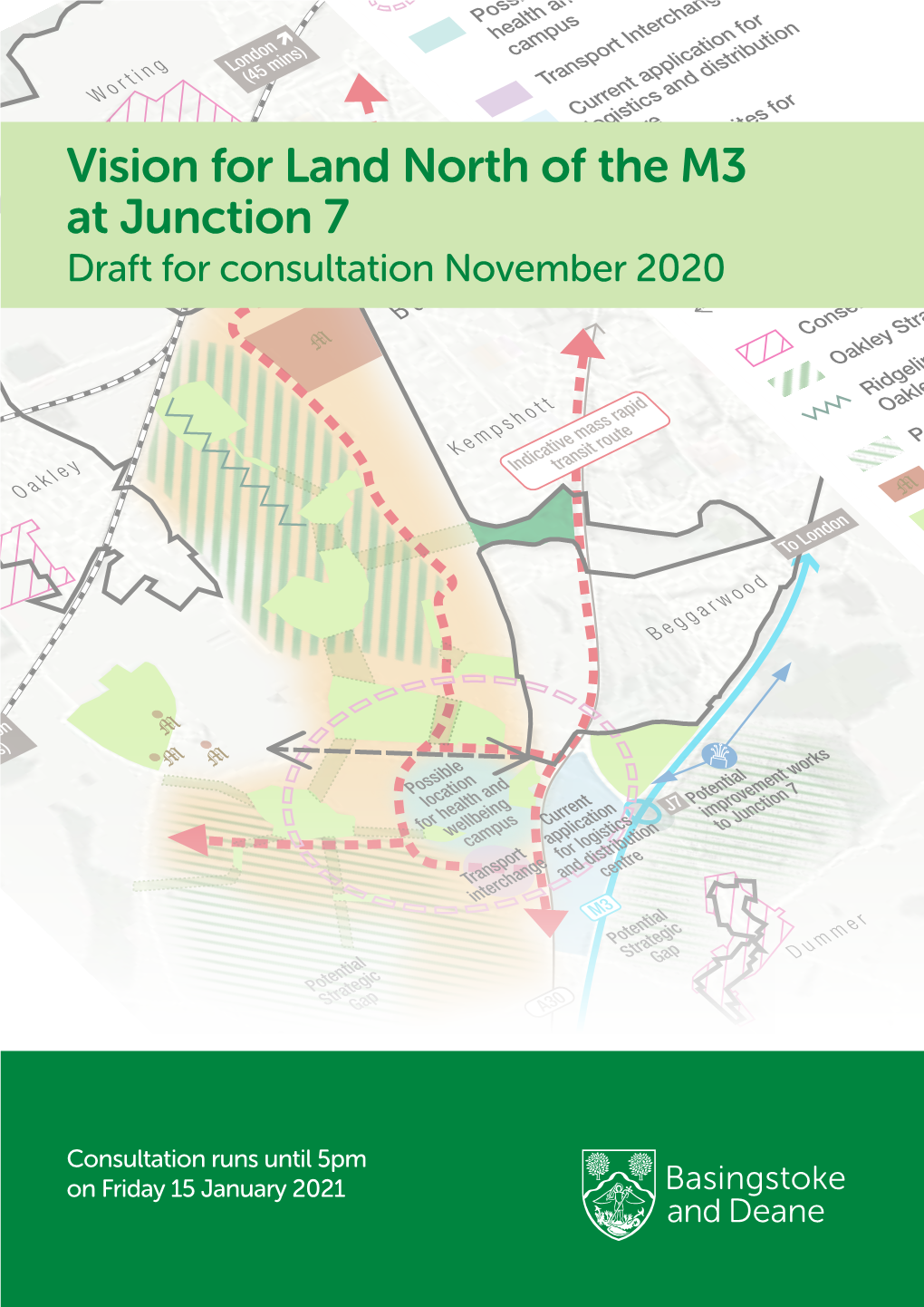 Vision for Land North of the M3 at Junction 7 15