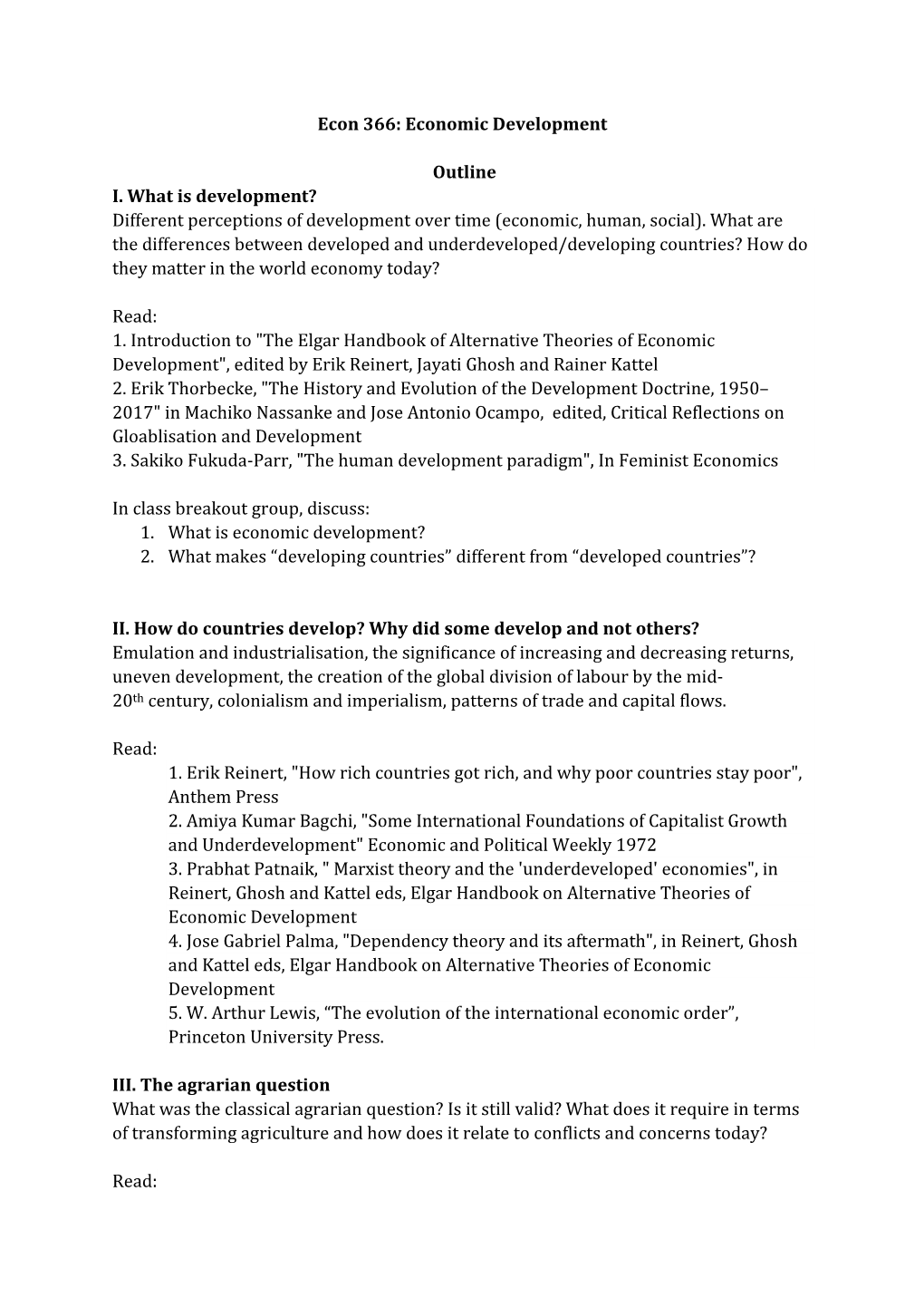 Different Perceptions of Development Over Time (Economic, Human, Social)