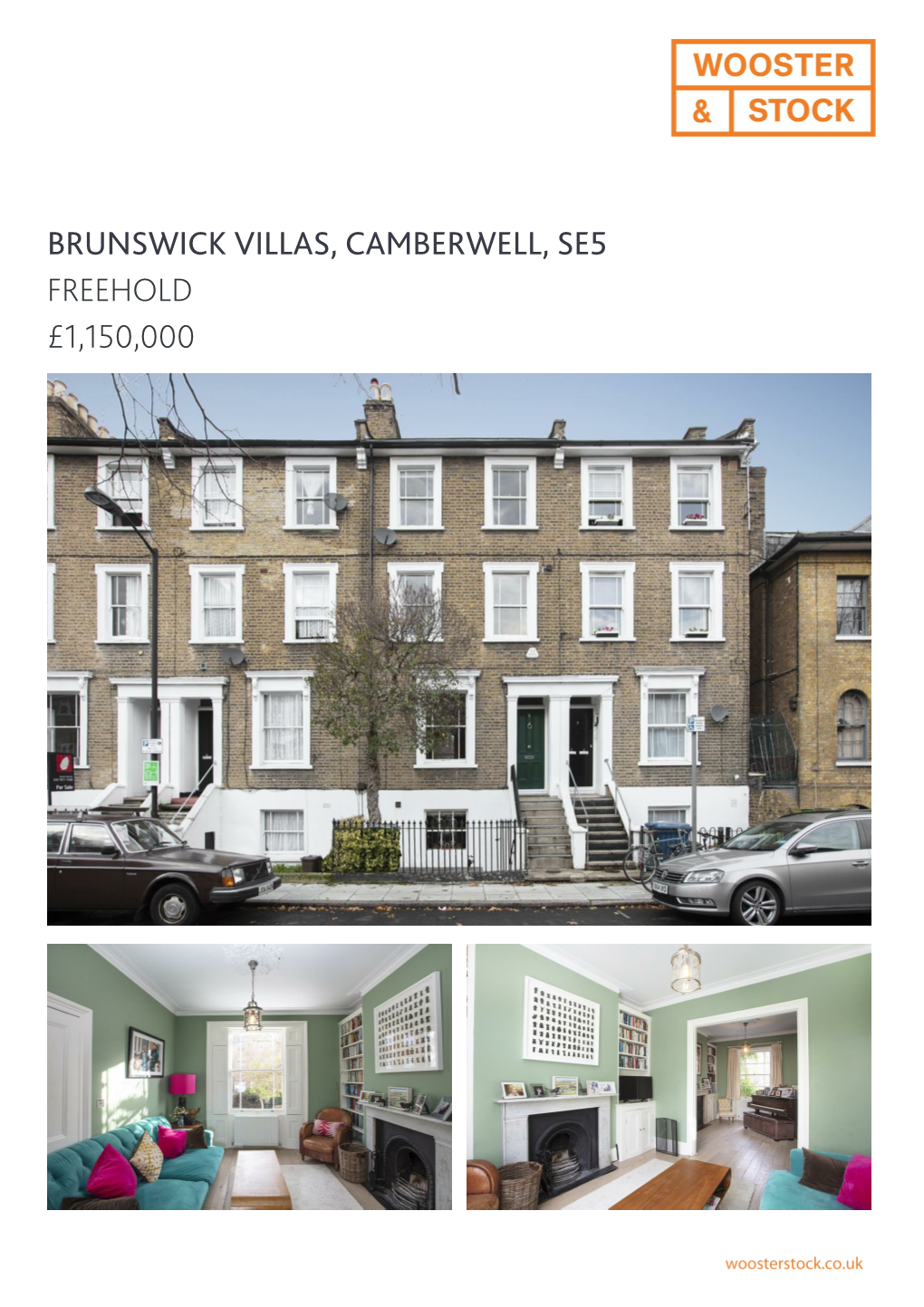 Brunswick Villas, Camberwell, Se5 Freehold £1,150,000 Spec Features