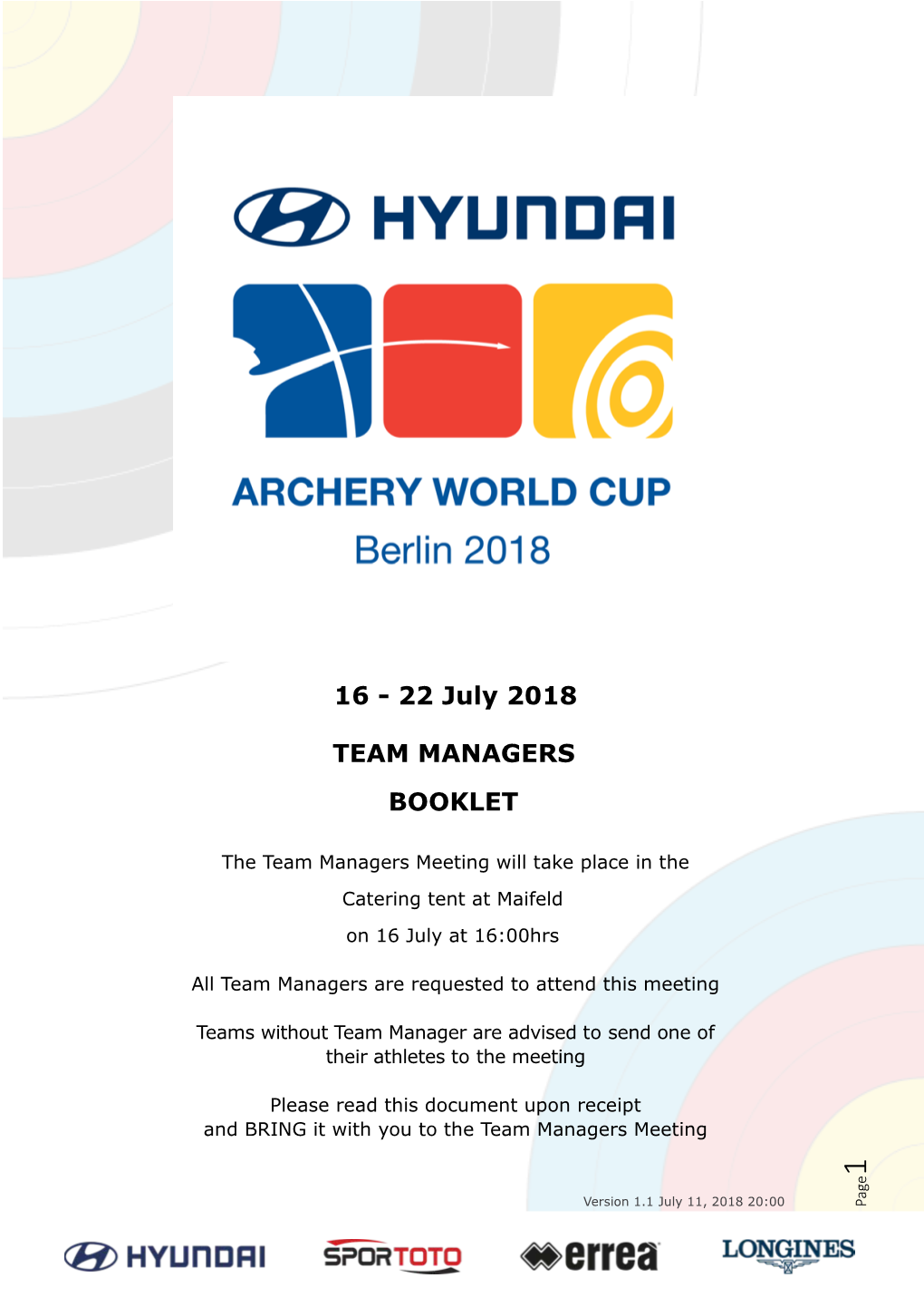 Archery World Cup, in Berlin