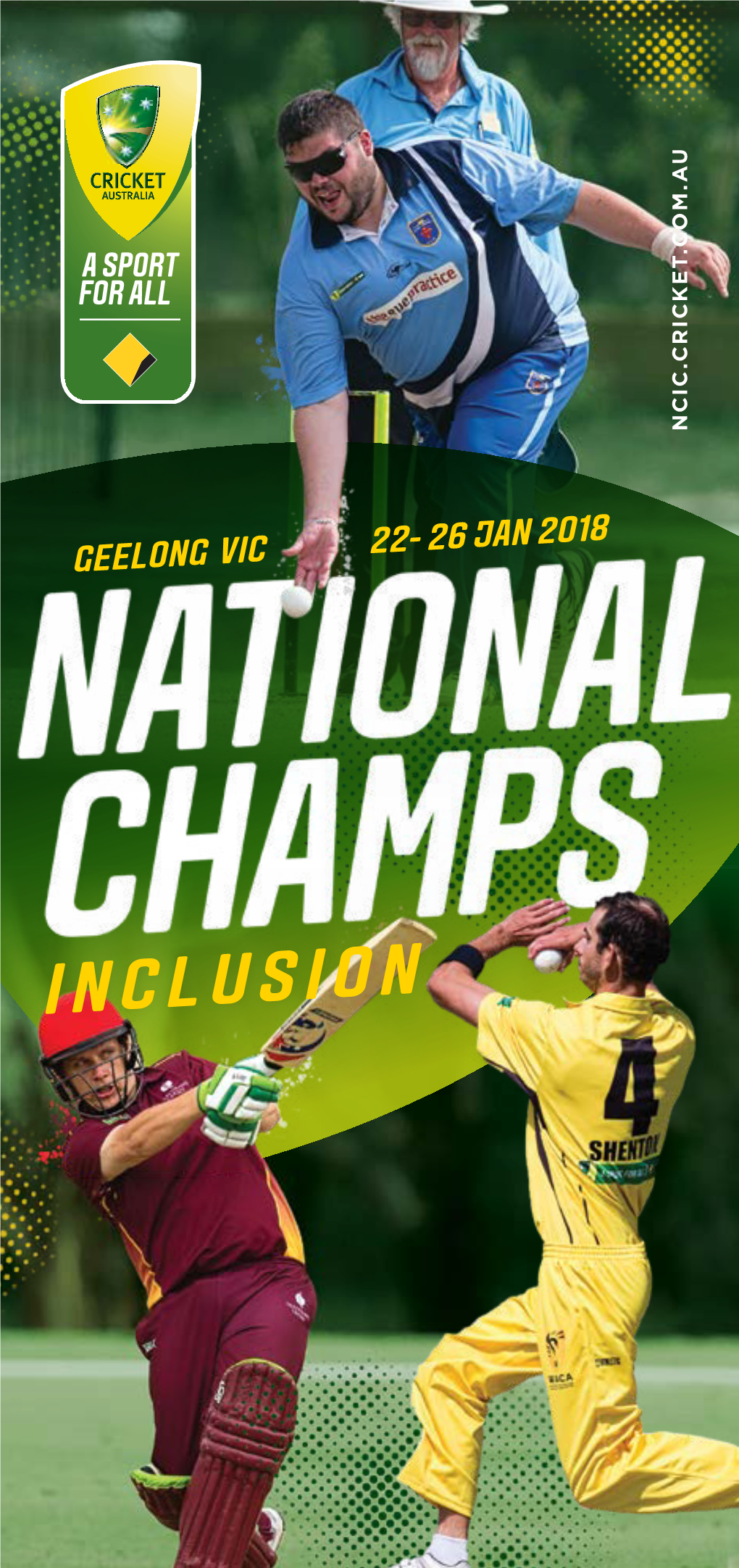 Inclusion Welcome National Cricket Inclusion Championships