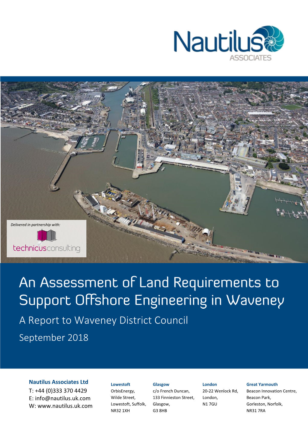 G35 an Assessment of Land Requirements to Support Offshore
