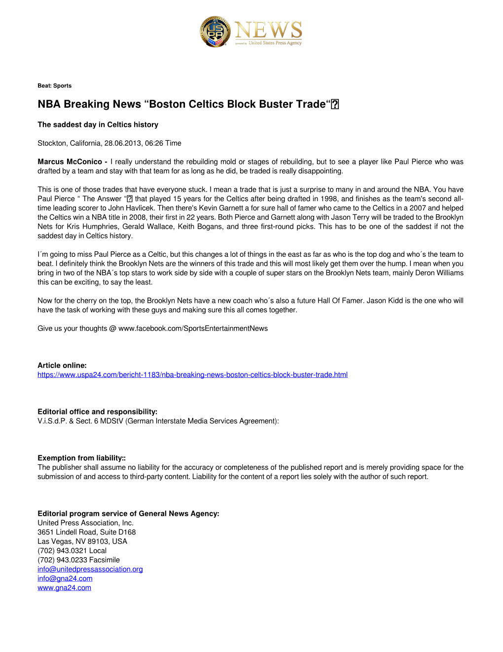 NBA Breaking News “Boston Celtics Block Buster Trade“