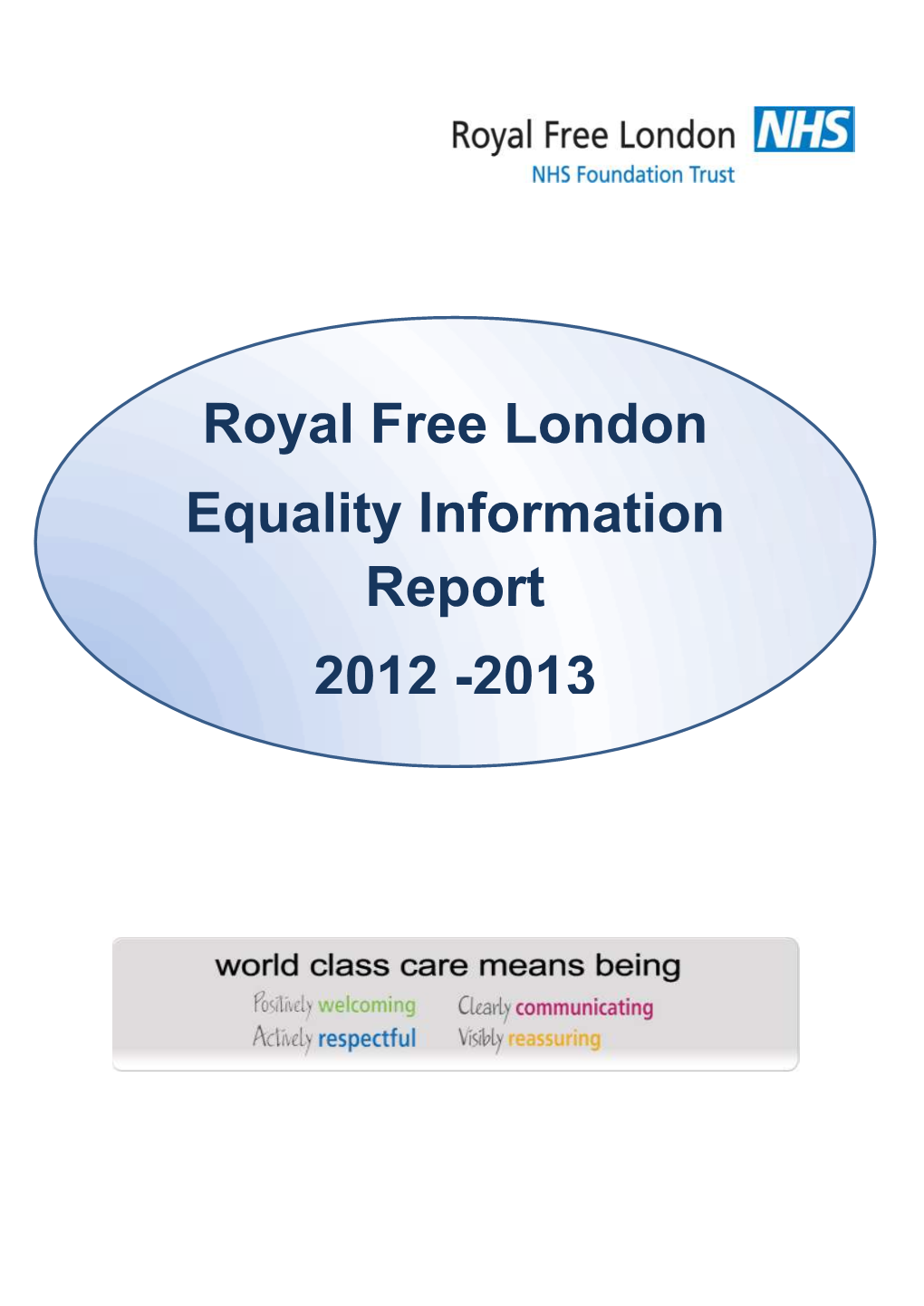 Equality Information Report 2012-13