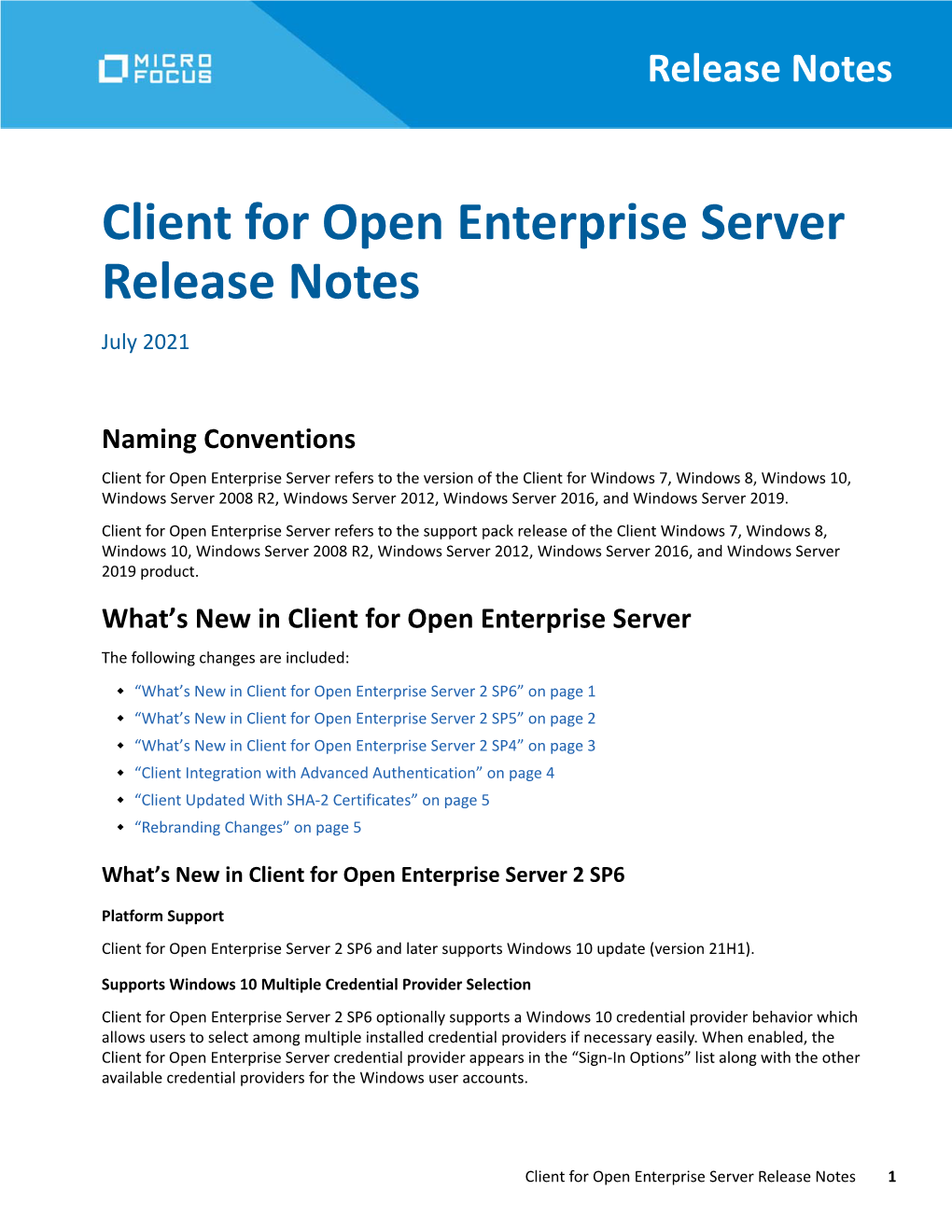 Installing the Client for Open Enterprise Server” on Page 7