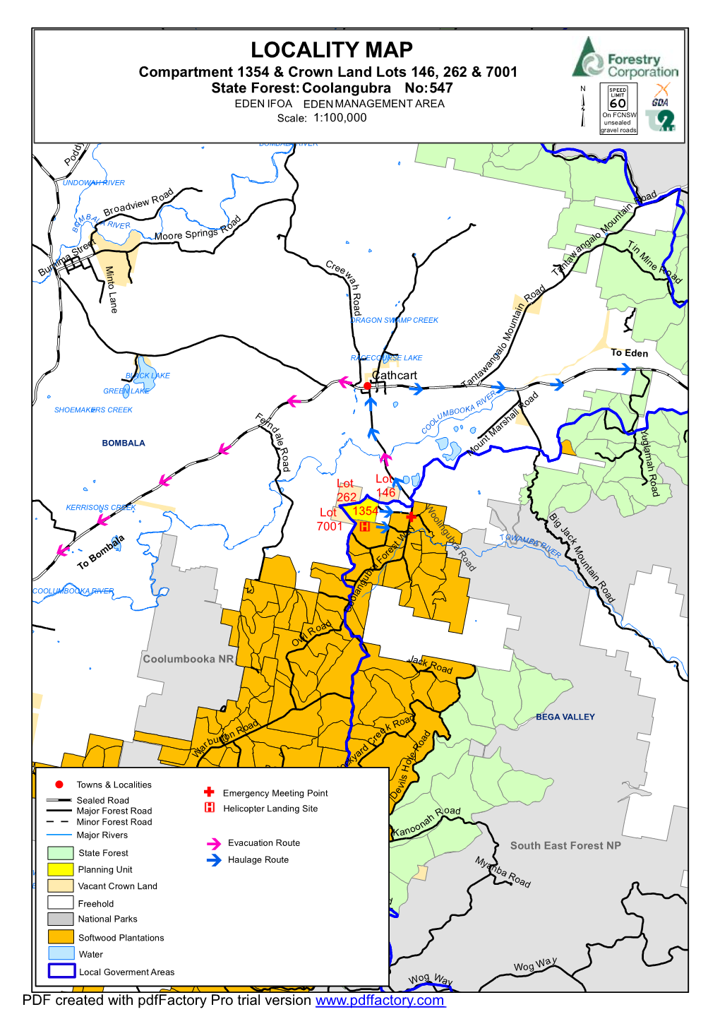 Coolangubra State Forest Compartment 1354 Harvest Plan