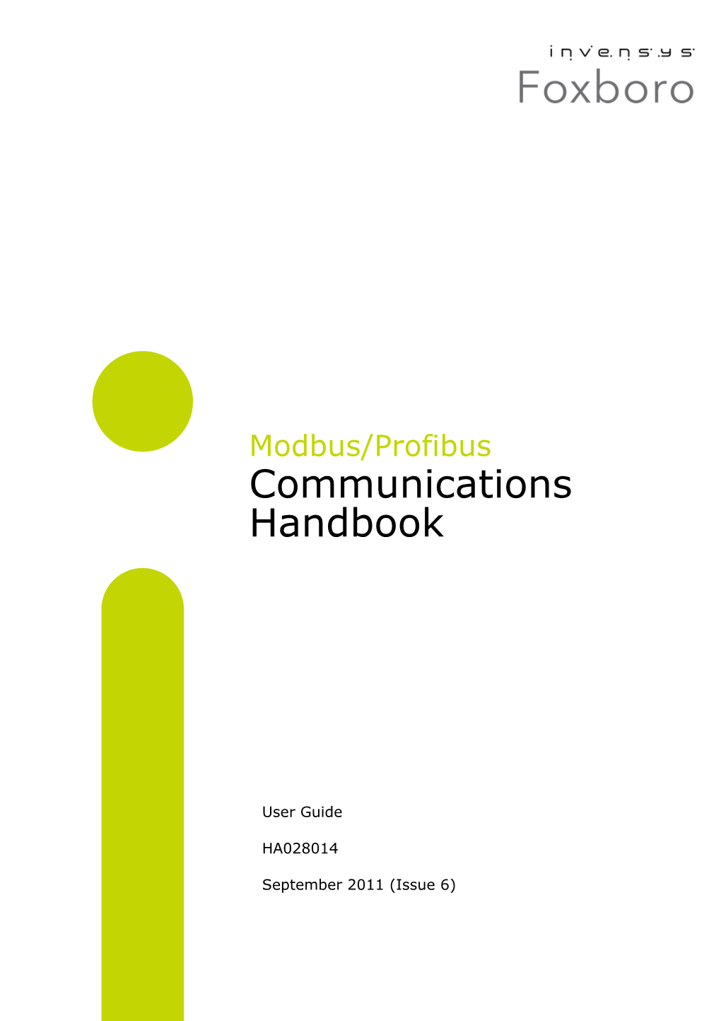 Modbus/Profibus Communications Handbook