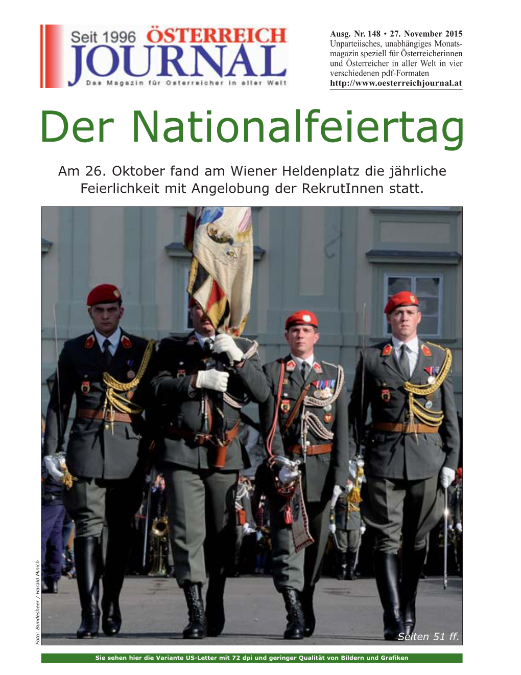 Der Nationalfeiertag