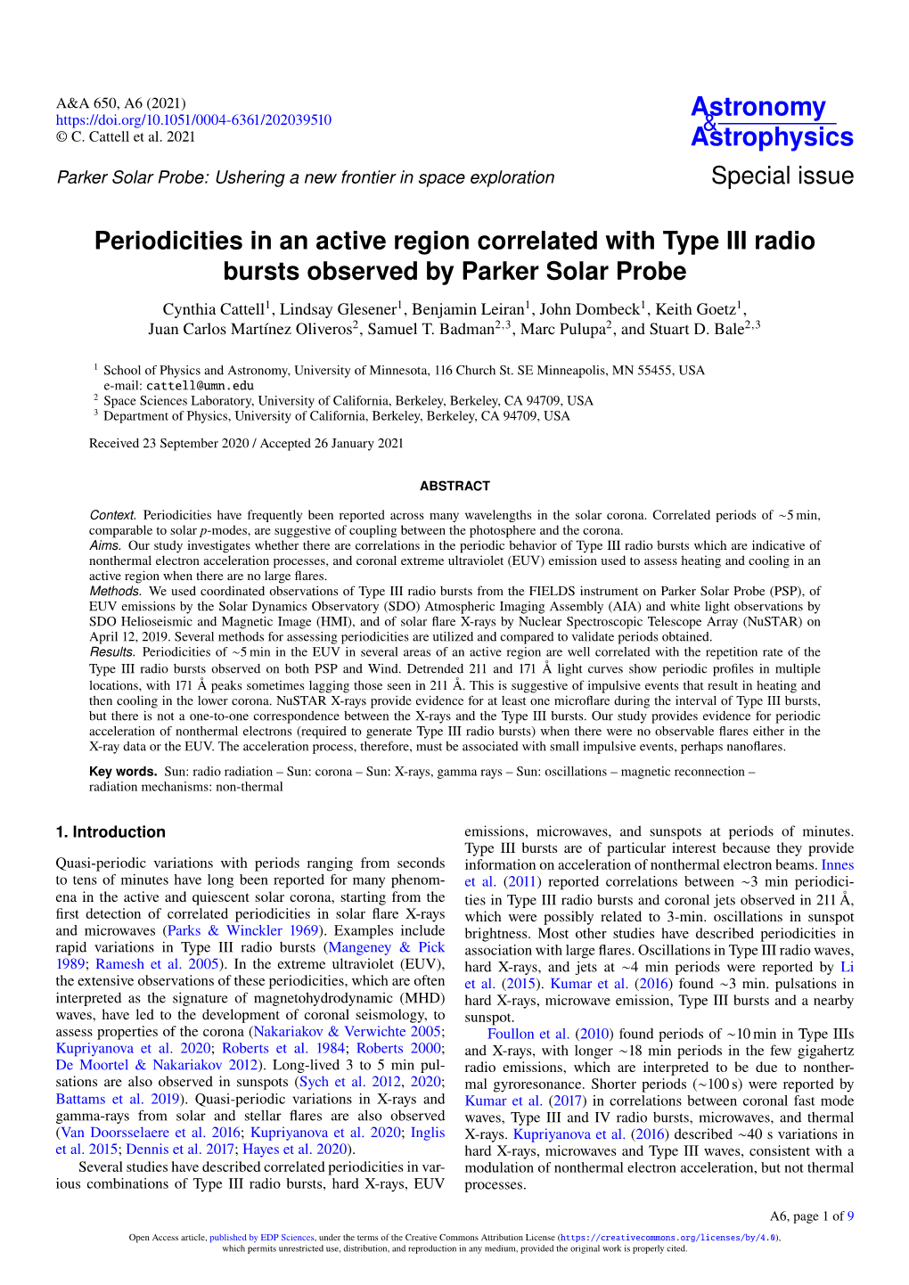 Periodicities in an Active Region Correlated with Type III Radio Bursts Observed by Parker Solar Probe