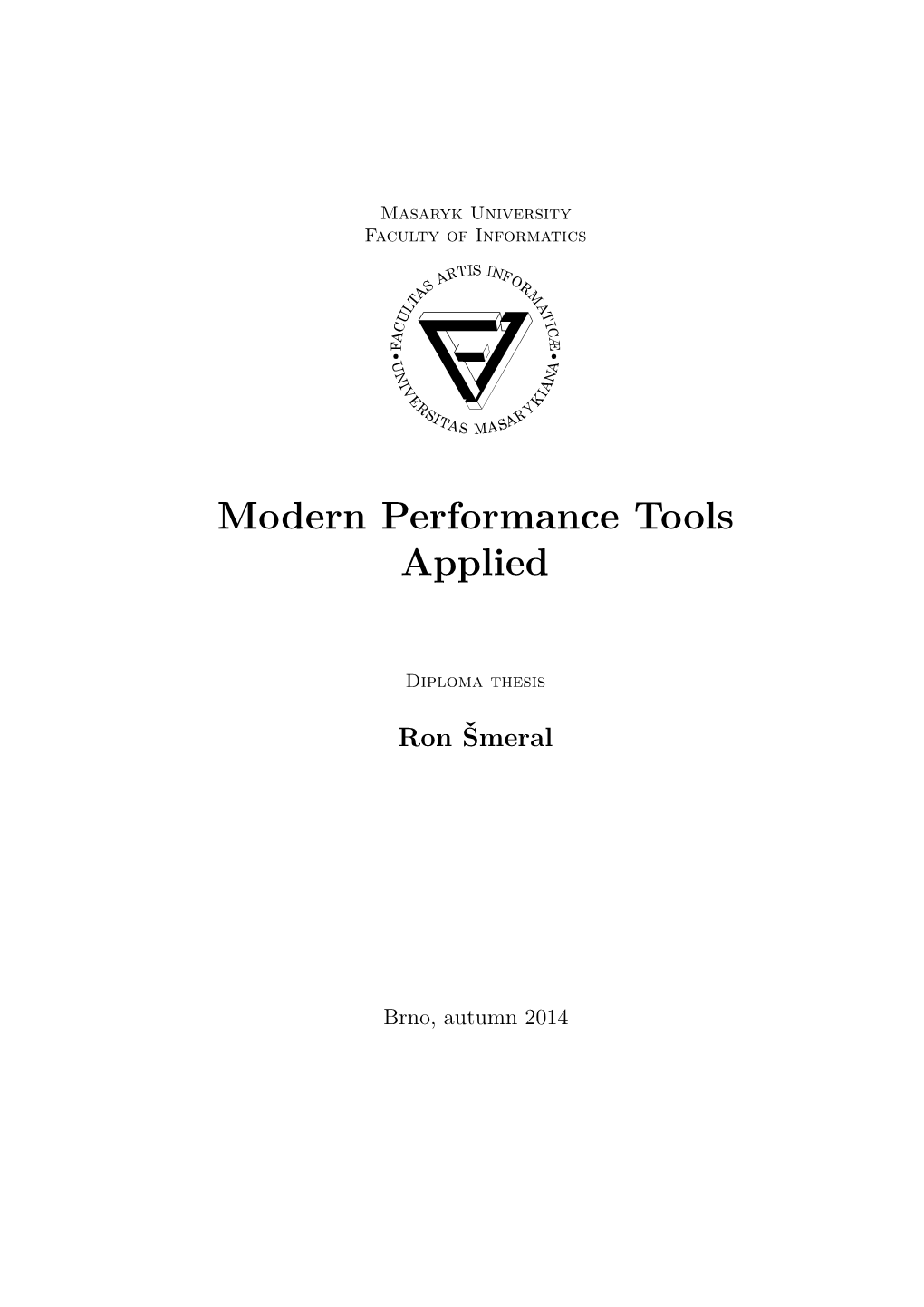 Modern Performance Tools Applied