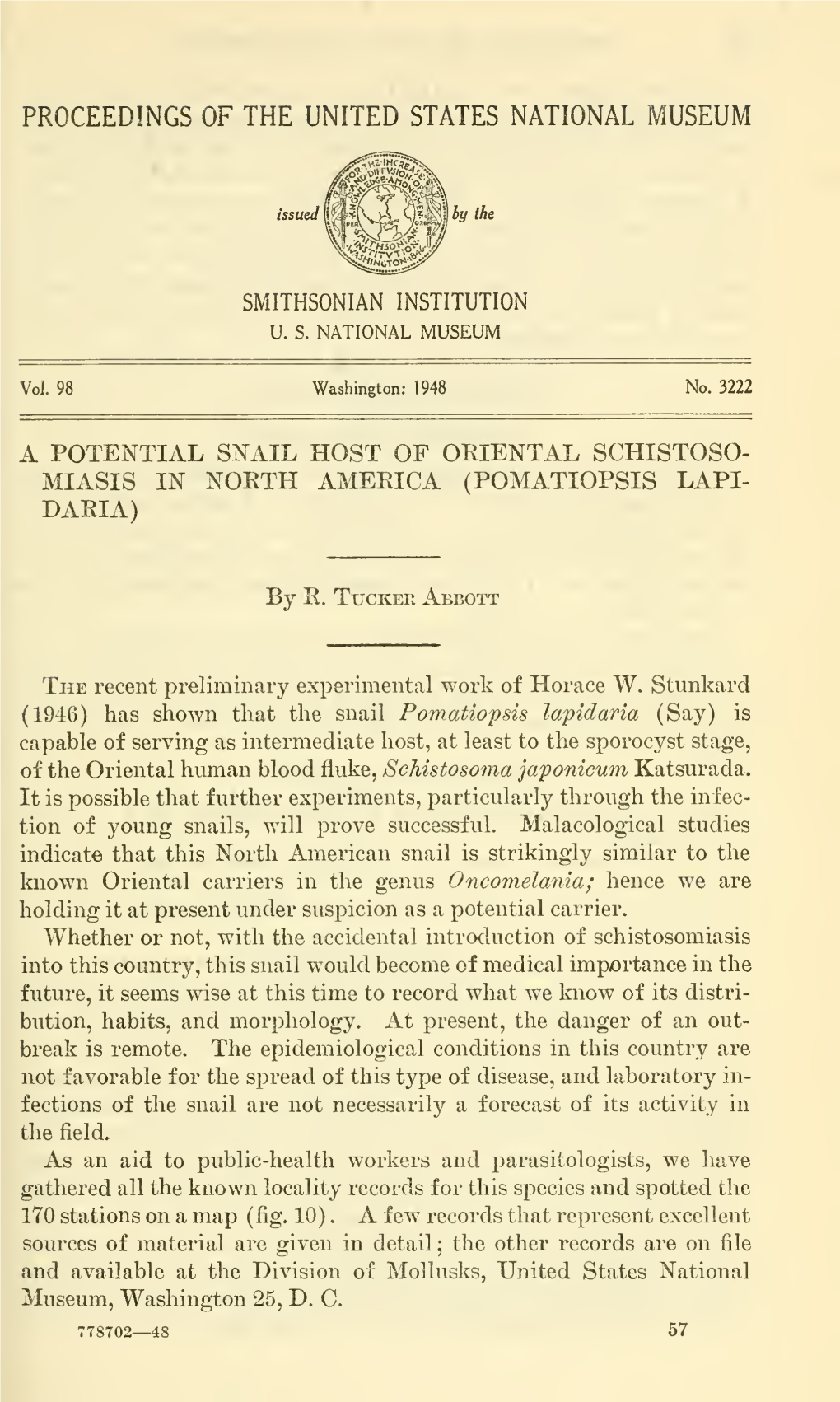 Proceedings of the United States National Museum