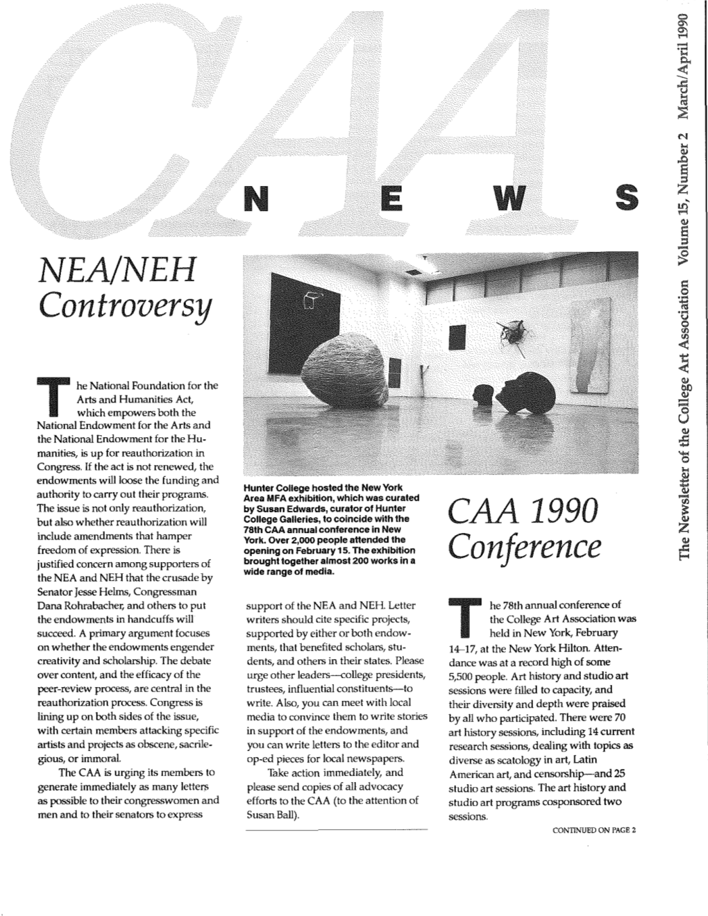 March-April 1990 CAA News
