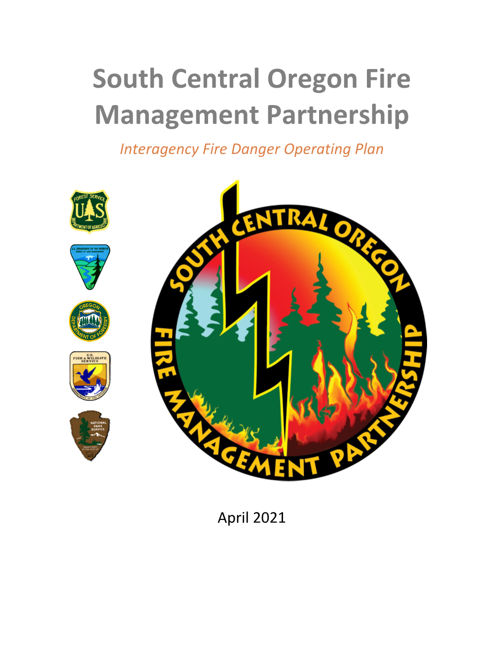 SCOFMP Fire Danger Operating Plan