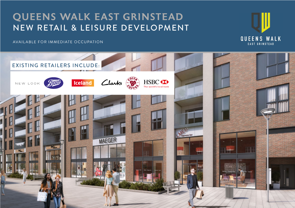 Queens Walk East Grinstead New Retail & Leisure Development