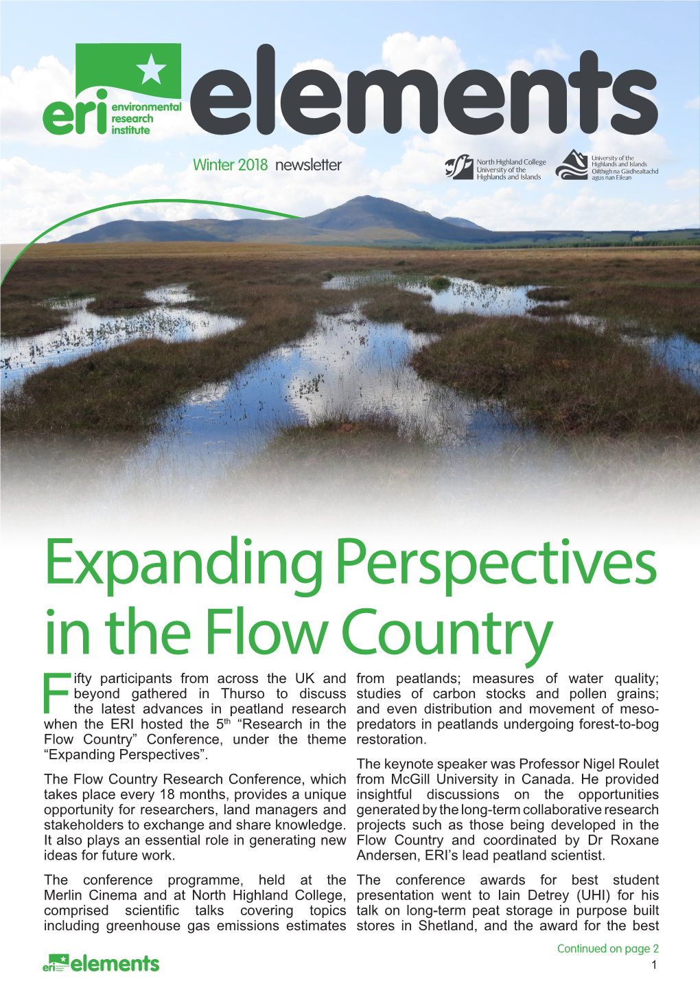 Expanding Perspectives in the Flow Country