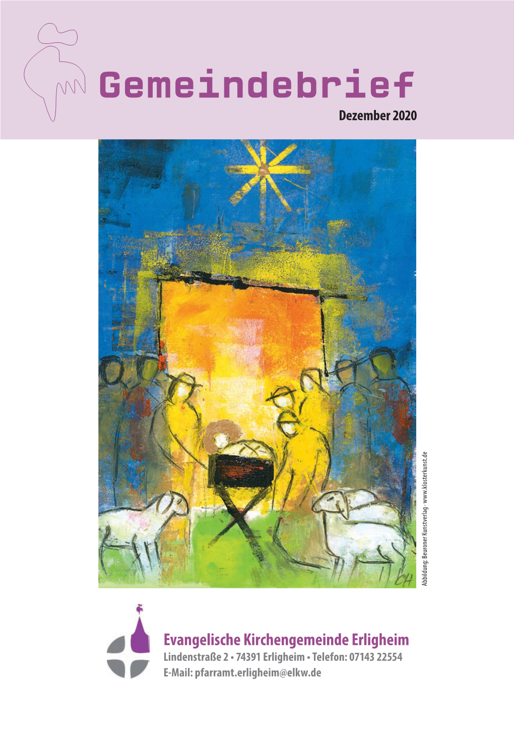 Gemeindebrief Dezember 2020 Abbildung: Beuroner Kunstverlag · · Kunstverlag Beuroner Abbildung