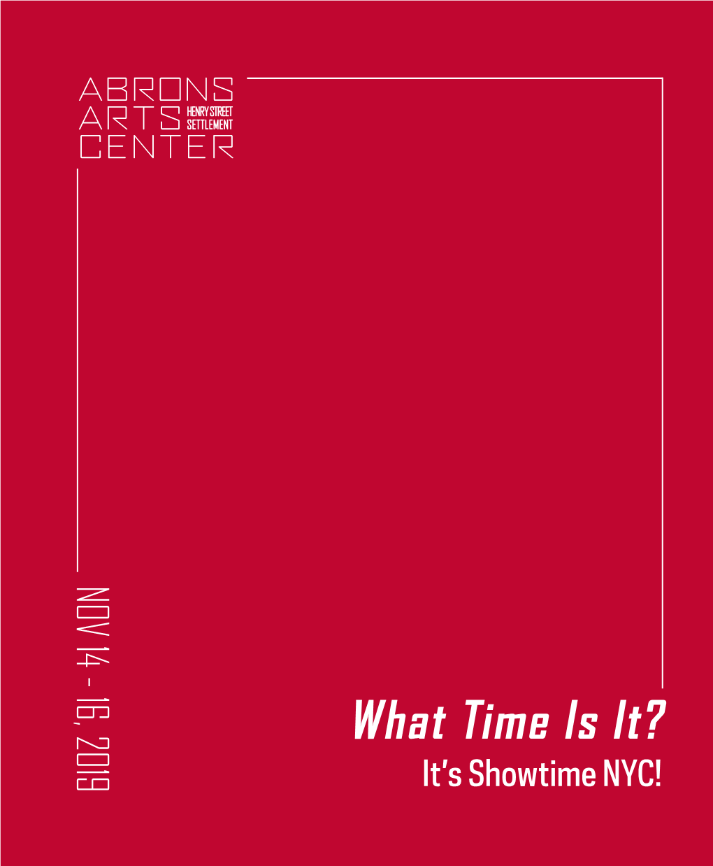 View Program for What Time Is