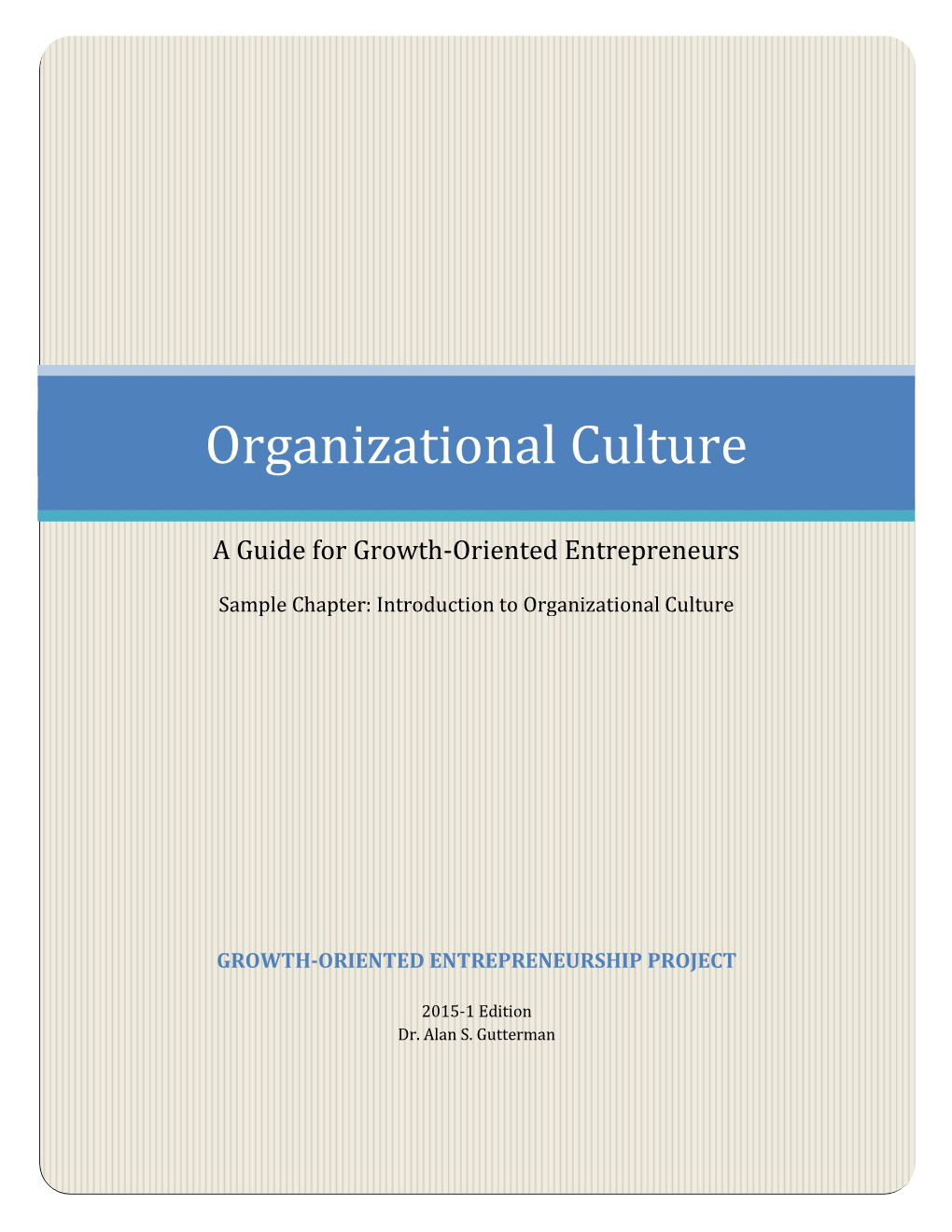 Organizational Culture