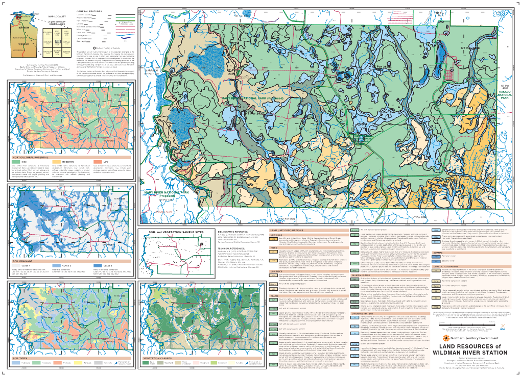 Land Resources of Wildman River Station