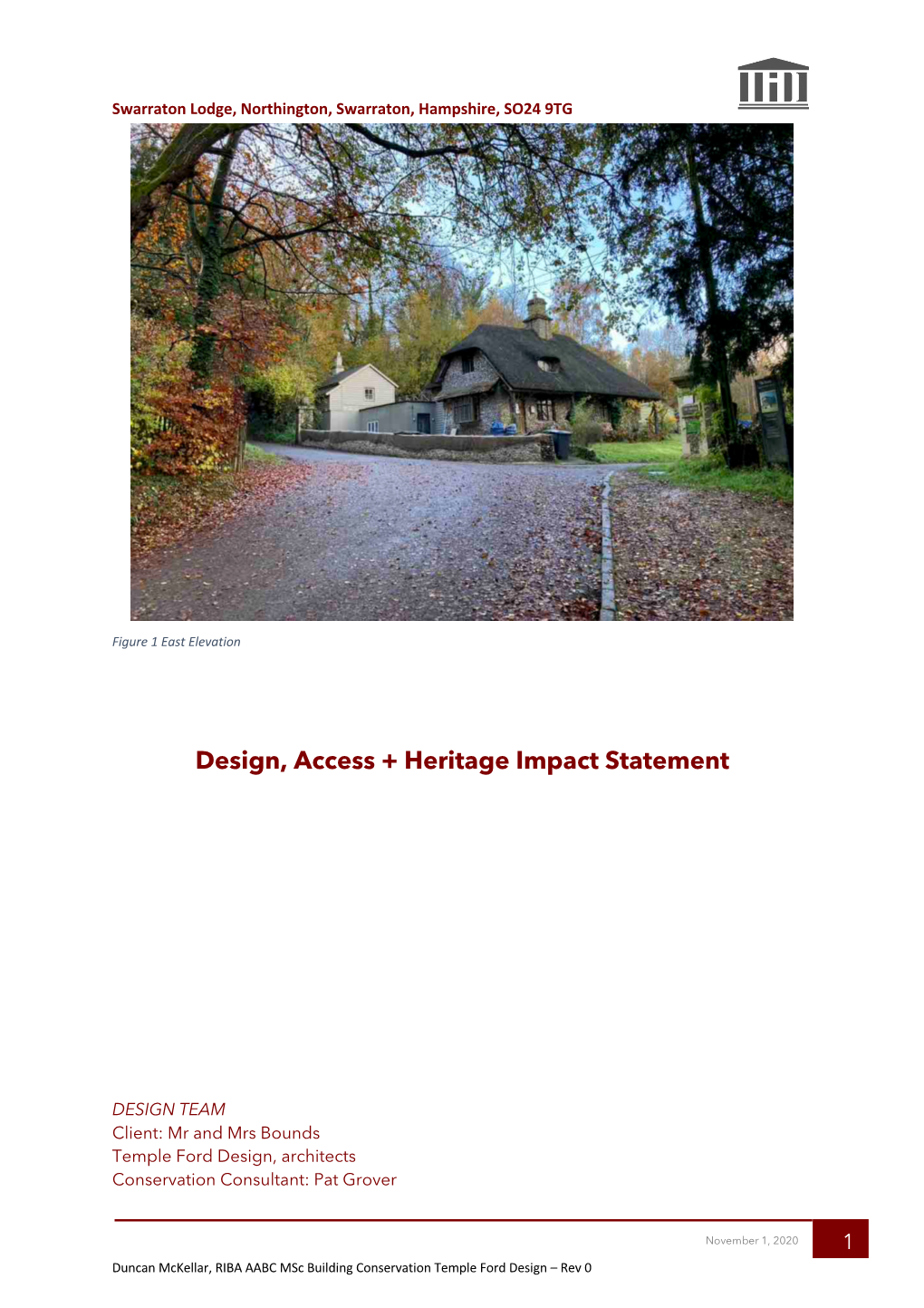 1935 Design Access and Heritage Impact Statement