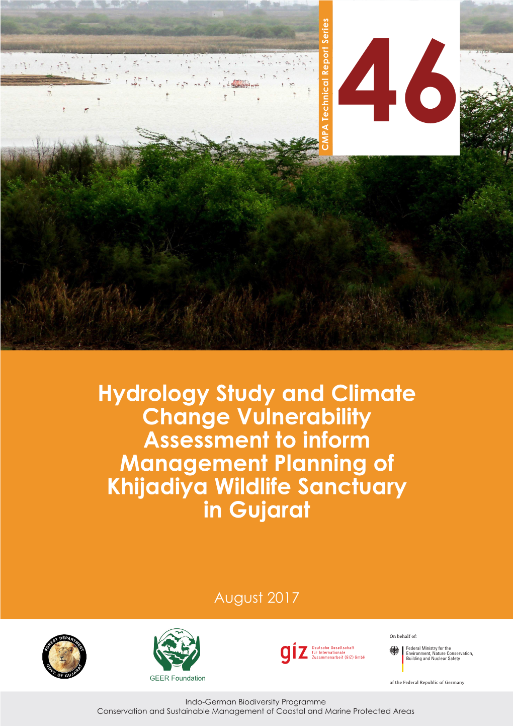 Hydrology Study and Climate Change Vulnerability Assessment to Inform Management Planning of Khijadiya Wildlife Sanctuary in Gujarat