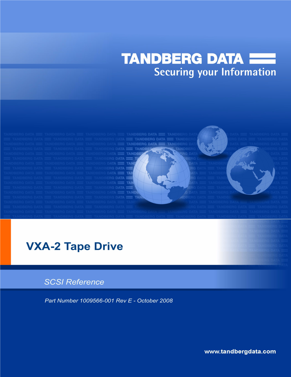 VXA-2 Tape Drive SCSI Reference