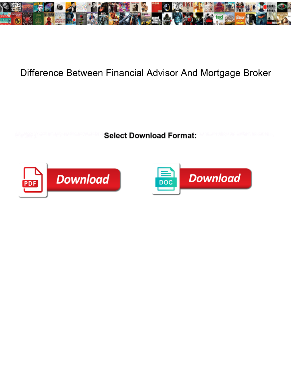 Difference Between Financial Advisor and Mortgage Broker