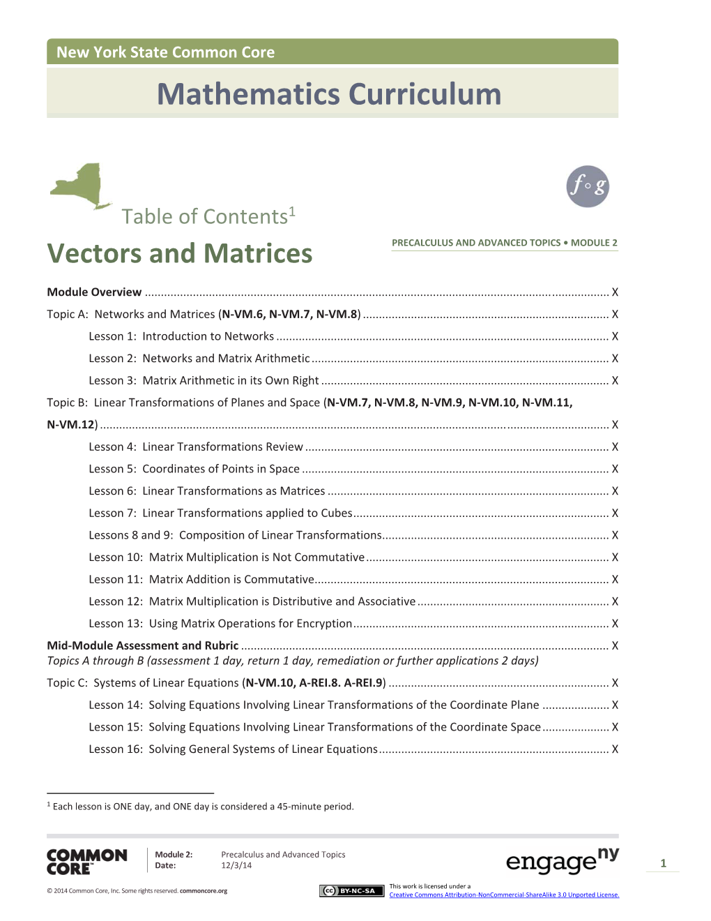 Mathematics Curriculum