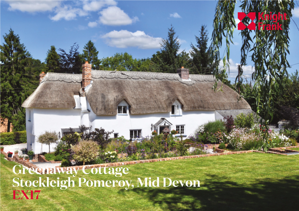 Greenaway Cottage Stockleigh Pomeroy, Mid Devon EX17