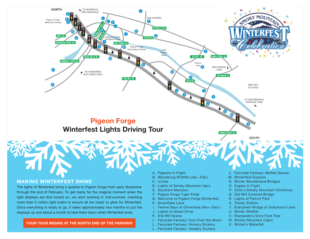 Pigeon Forge Winterfest Lights Driving Tour