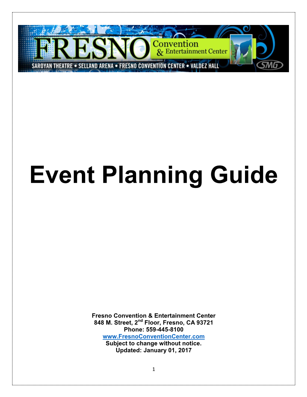 Event Planning Guide