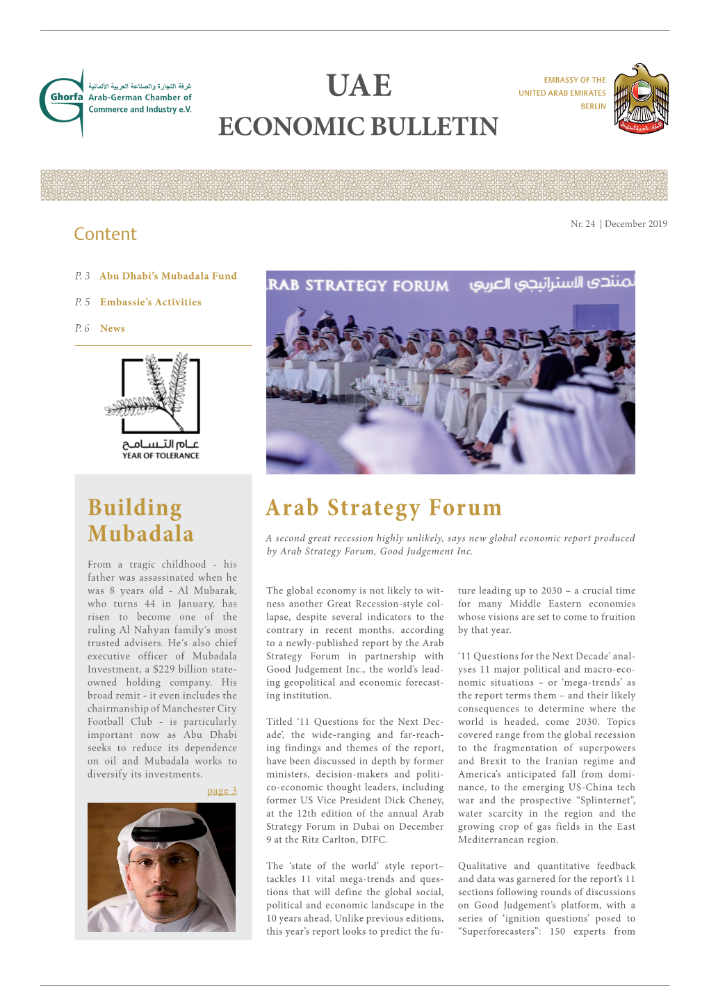Uae United Arab Emirates Berlin Economic Bulletin