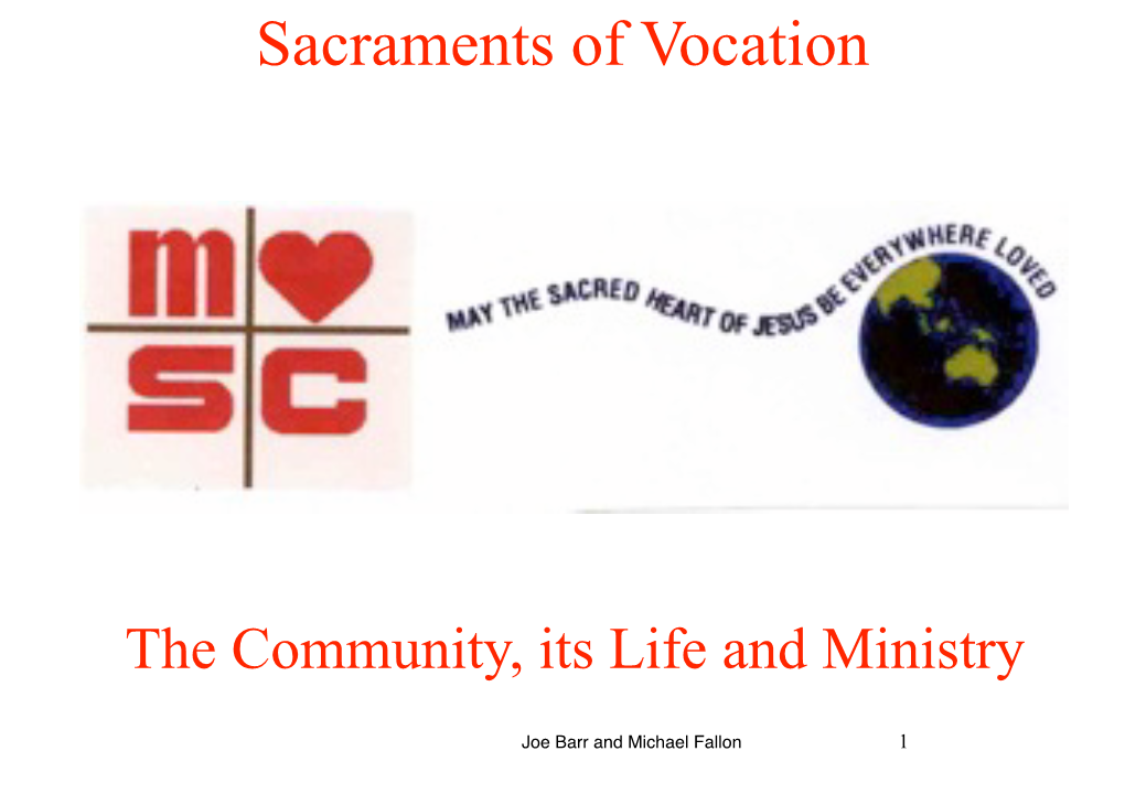 Church Community and Ministries RCIA Slide Presentation 12