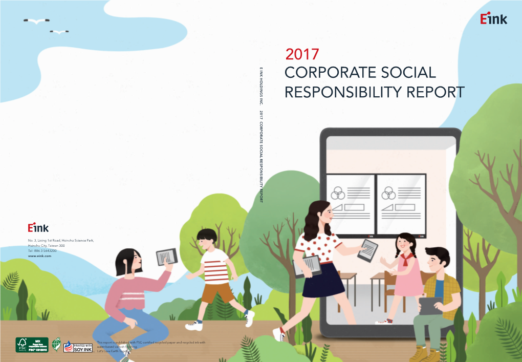 2017 Corporate Social Corporate Report Responsibility