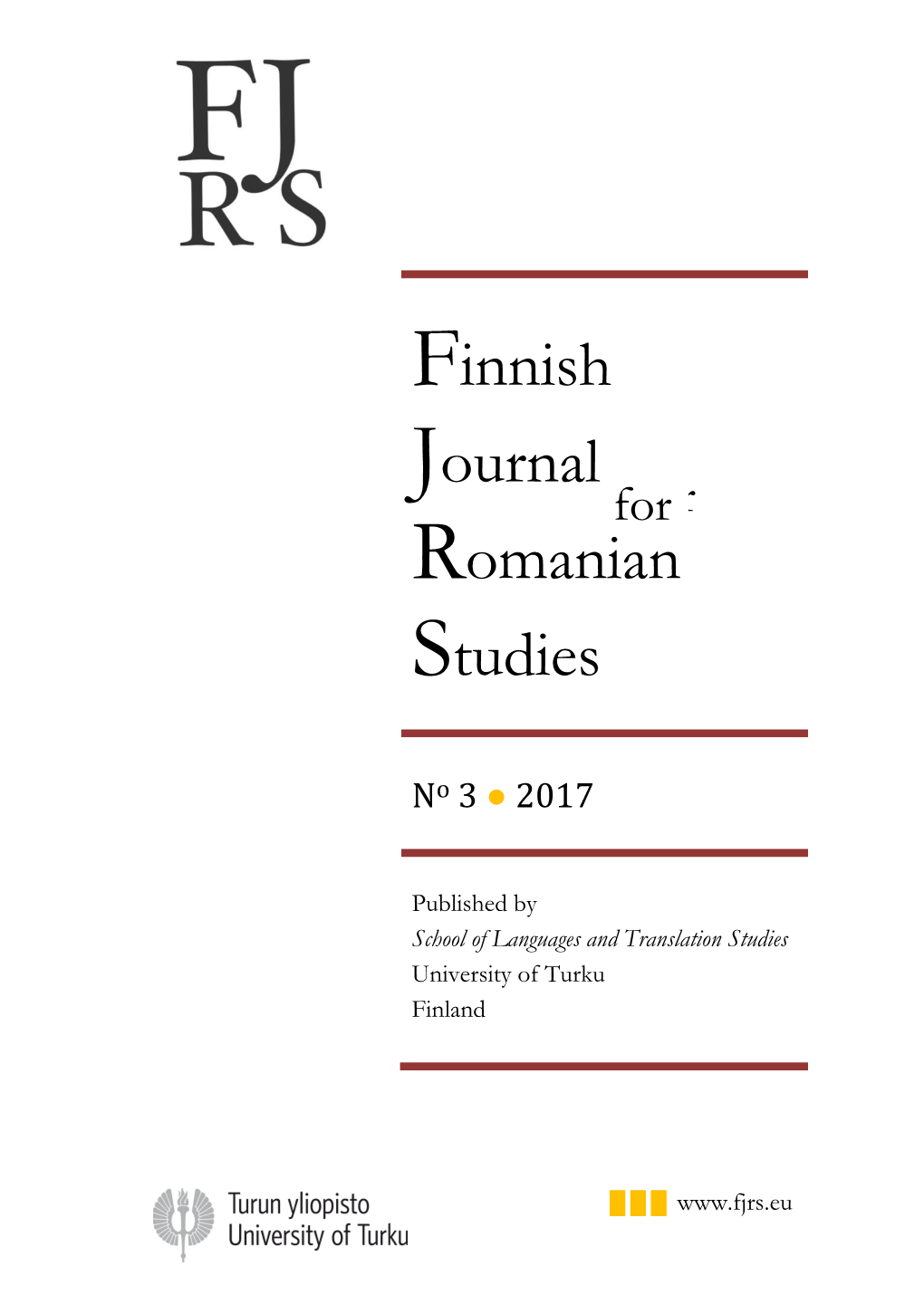 Finnish Journal Romanian Studies