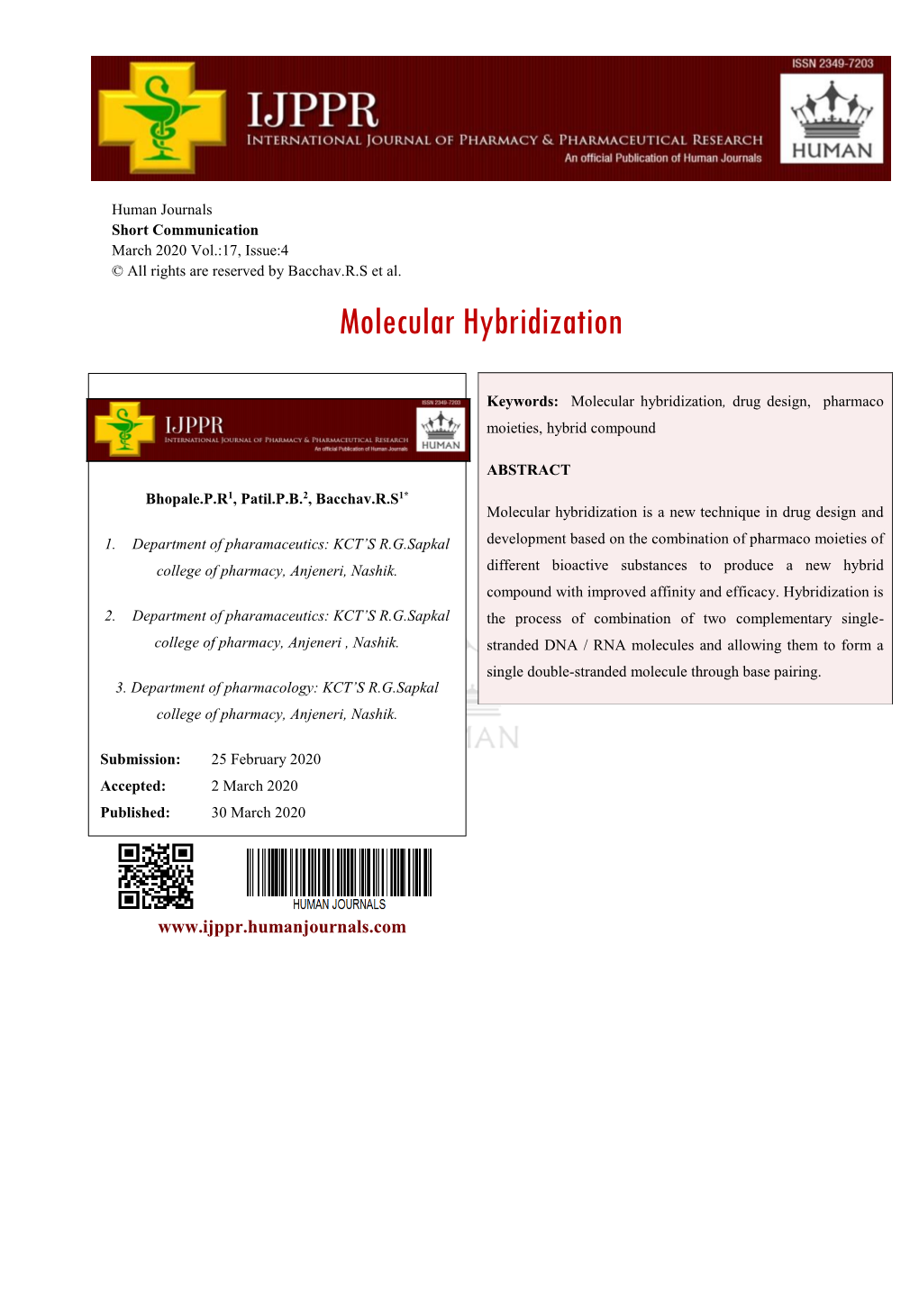 Molecular Hybridization