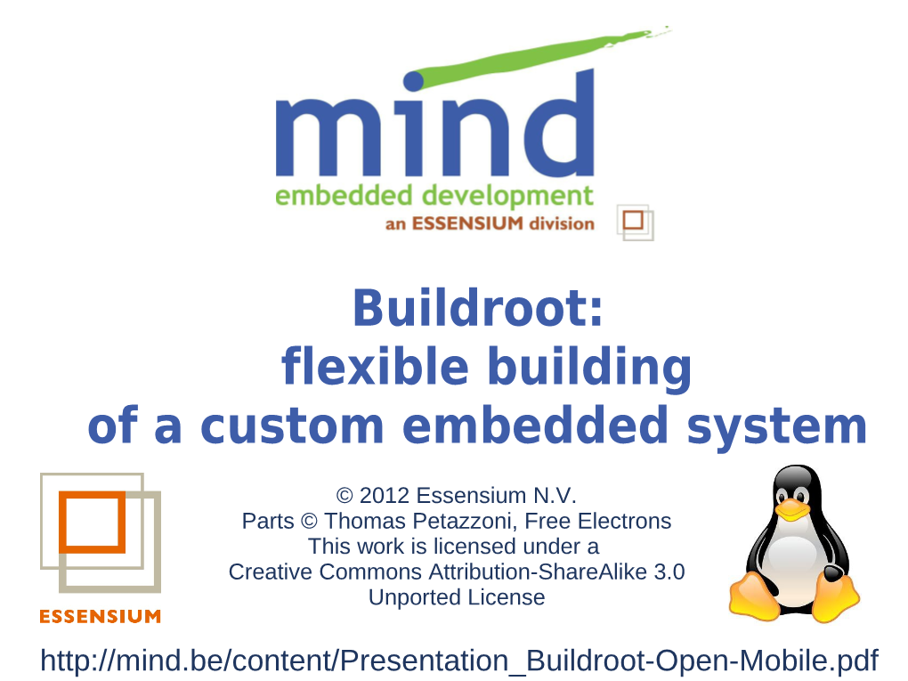 Buildroot: Flexible Building of a Custom Embedded System