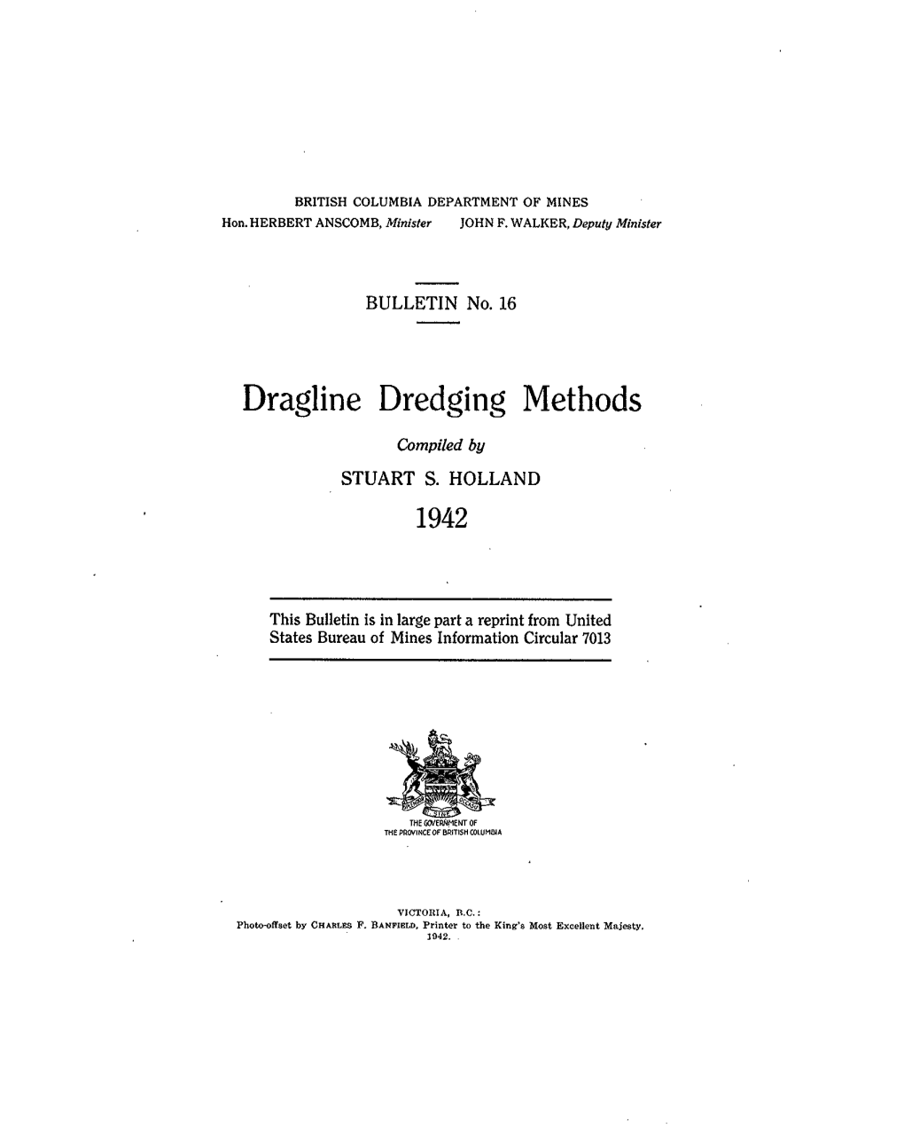 Dragline Dredging Methods