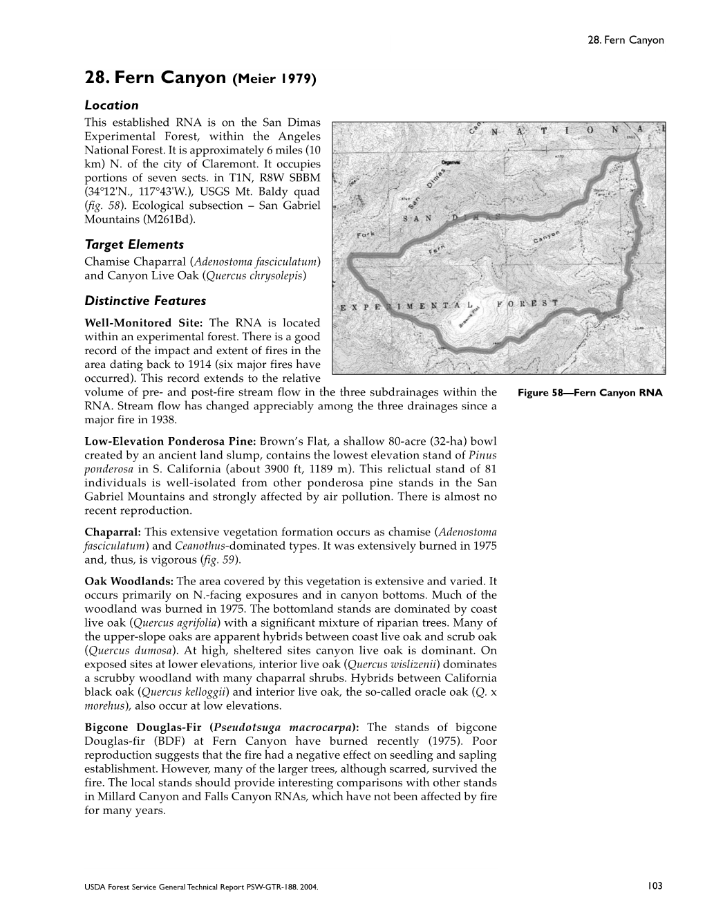 Forest Service Research Natural Areas