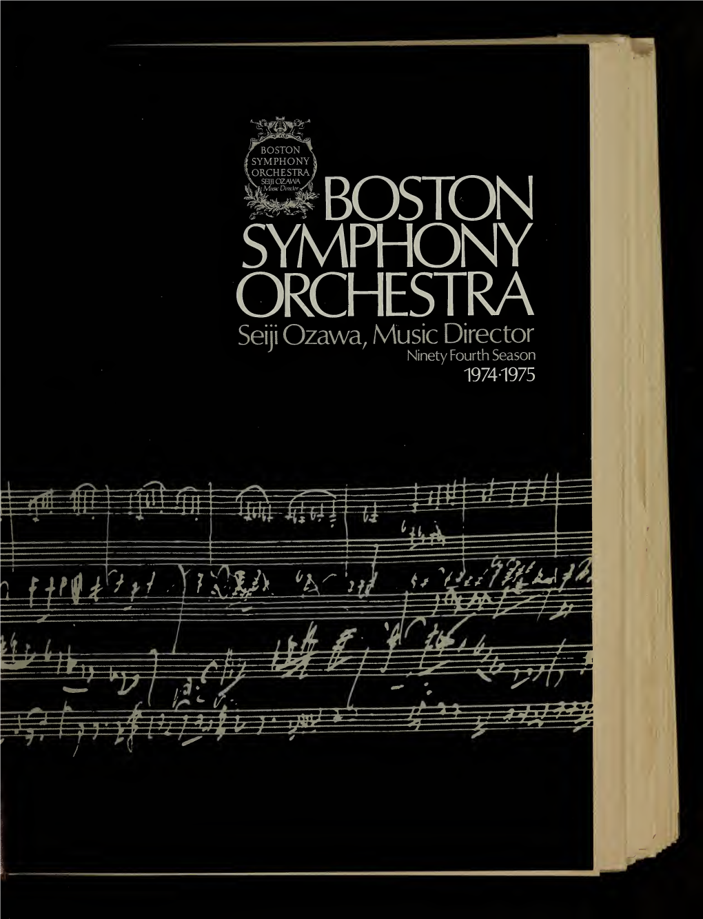 Boston Symphony Orchestra Concert Programs, Season 94, 1974-1975