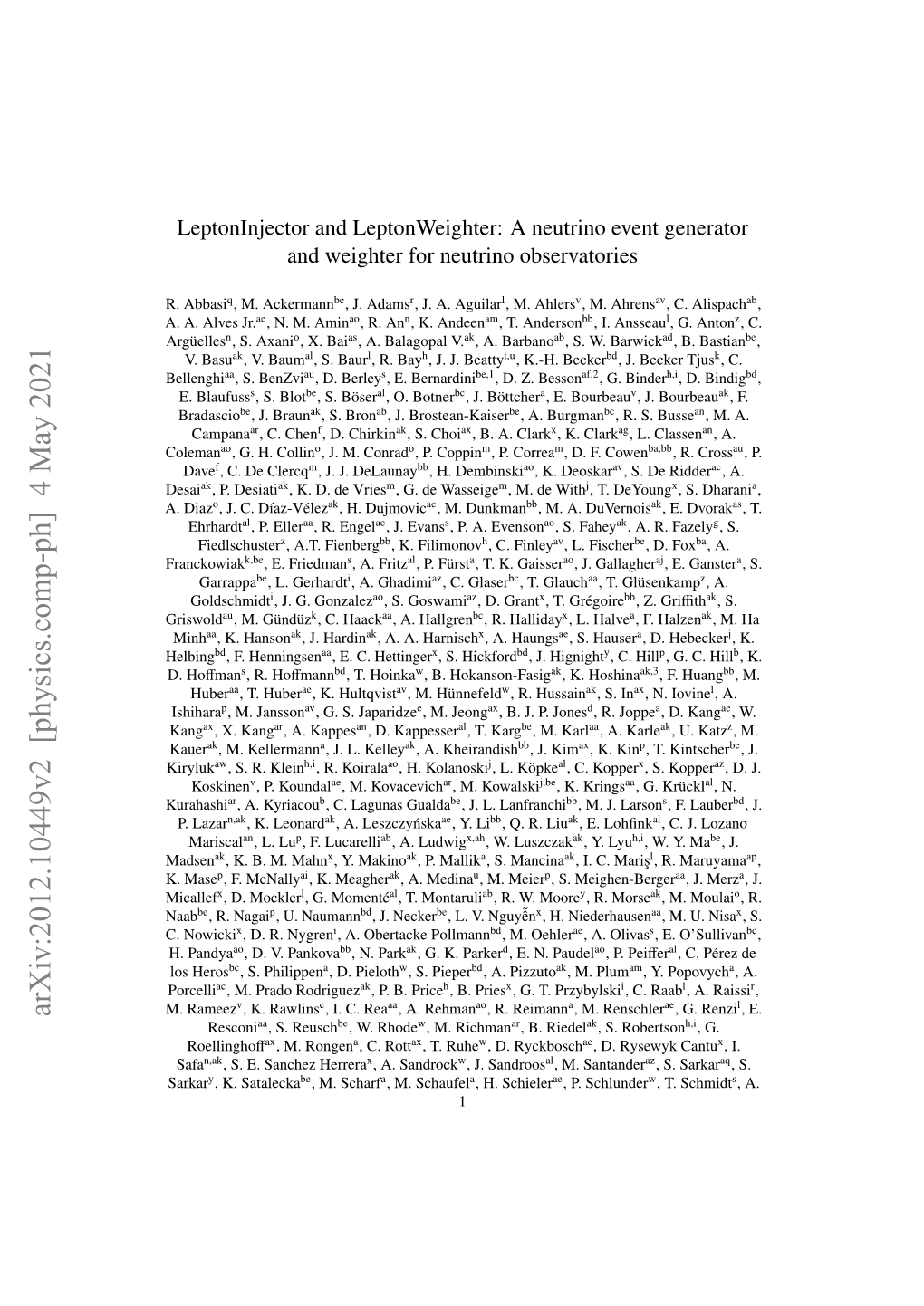 Leptoninjector and Leptonweighter: a Neutrino Event Generator and Weighter for Neutrino Observatories