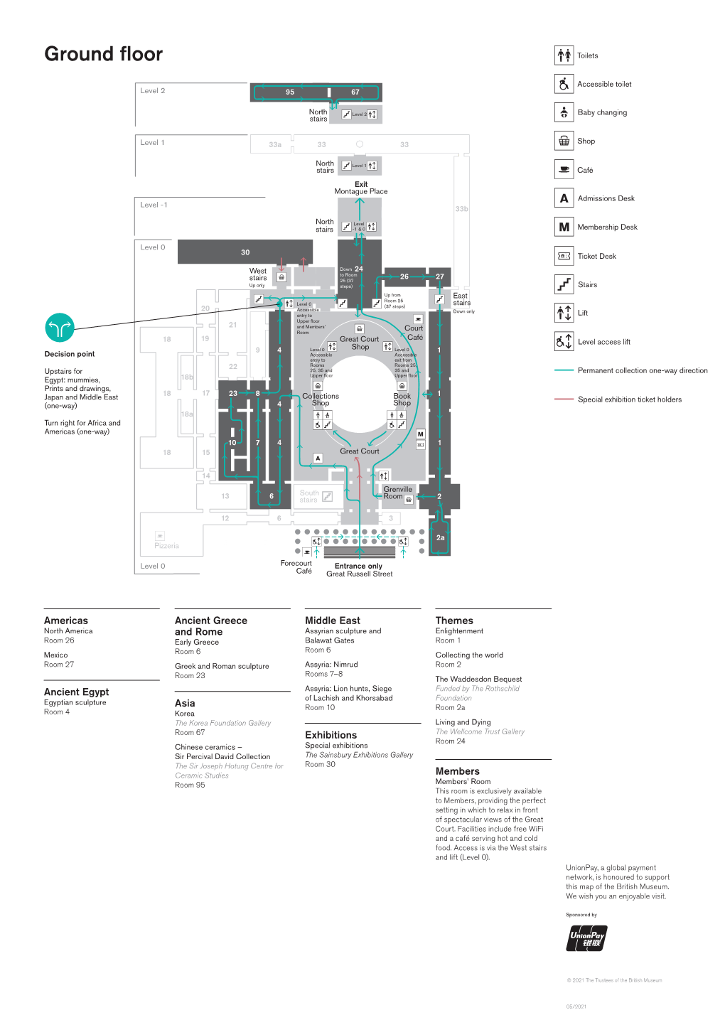 British Museum Map May 2021