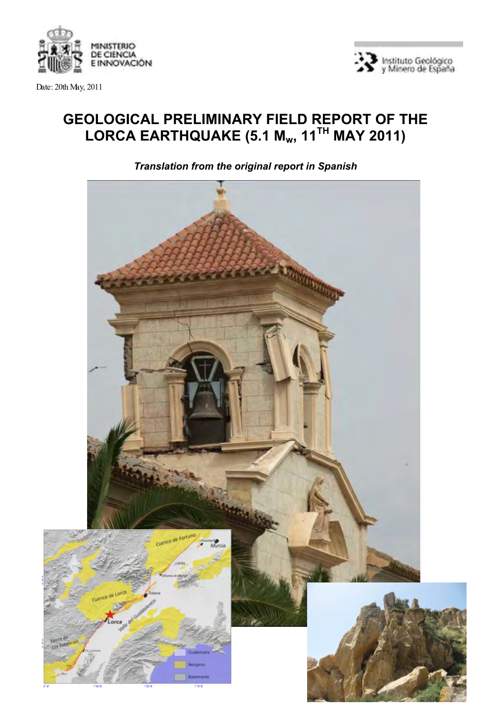 Geological Preliminary Field Report of the Lorca