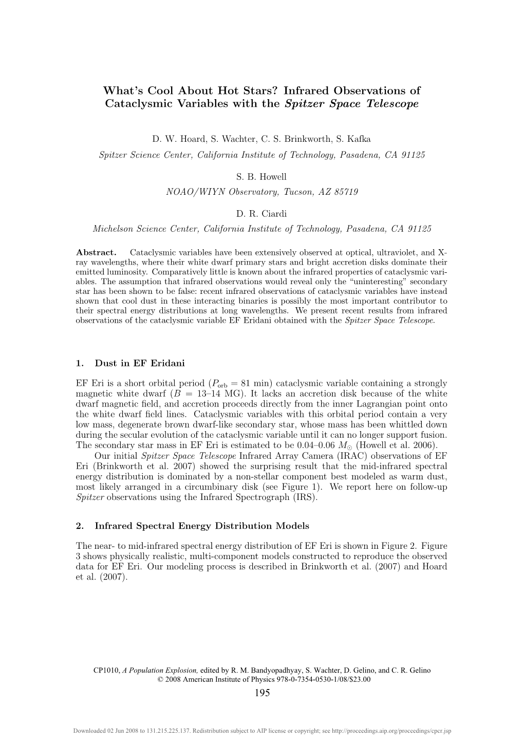 Infrared Observations of Cataclysmic Variables with the Spitzer Space Telescope