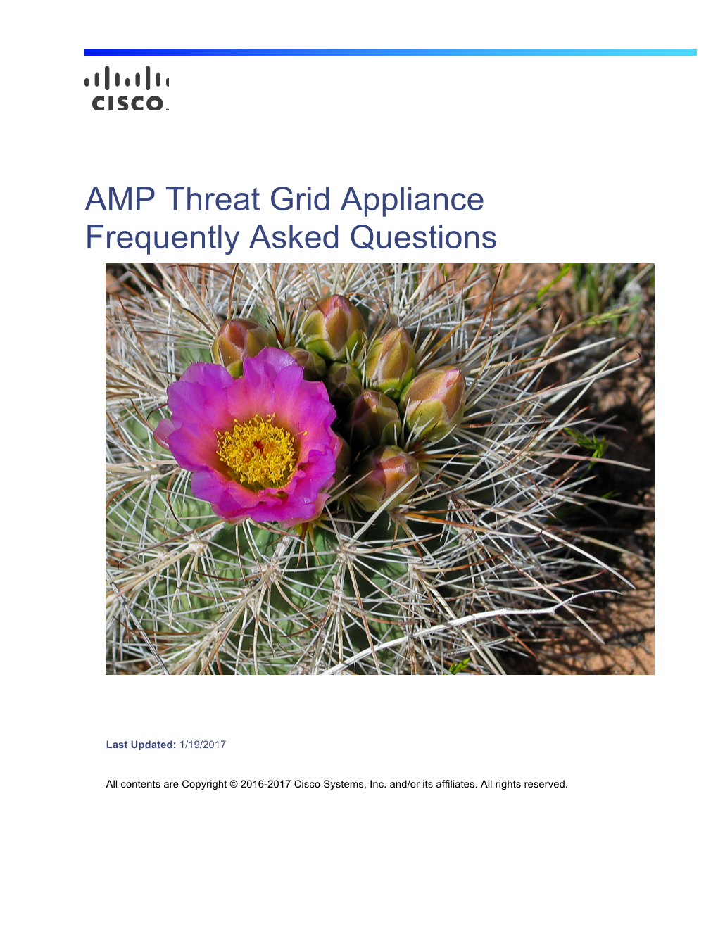 AMP Threat Grid Appliance Frequently Asked Questions