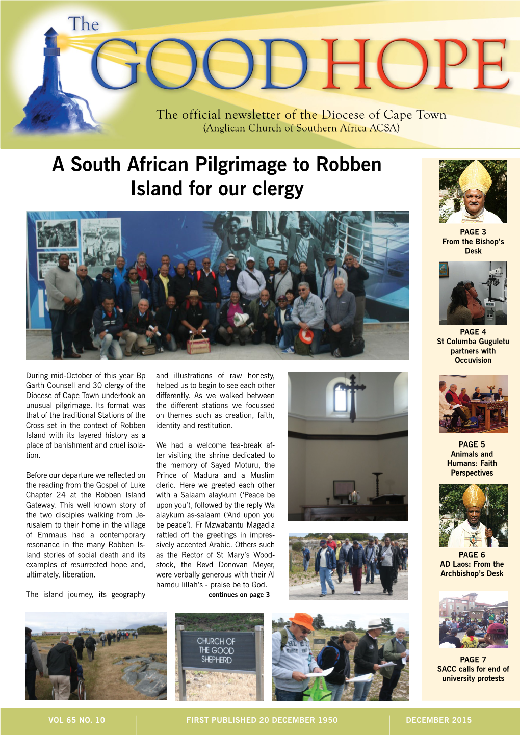 A South African Pilgrimage to Robben Island for Our Clergy